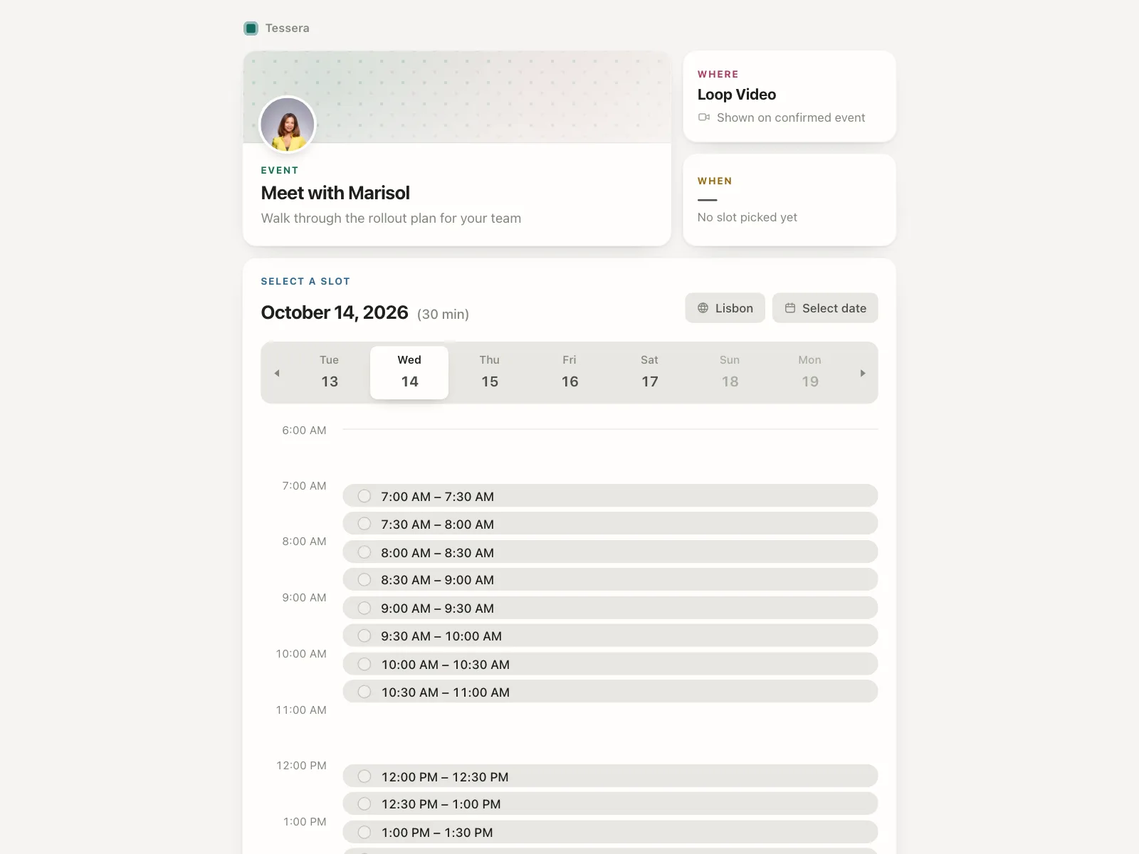 Time picker