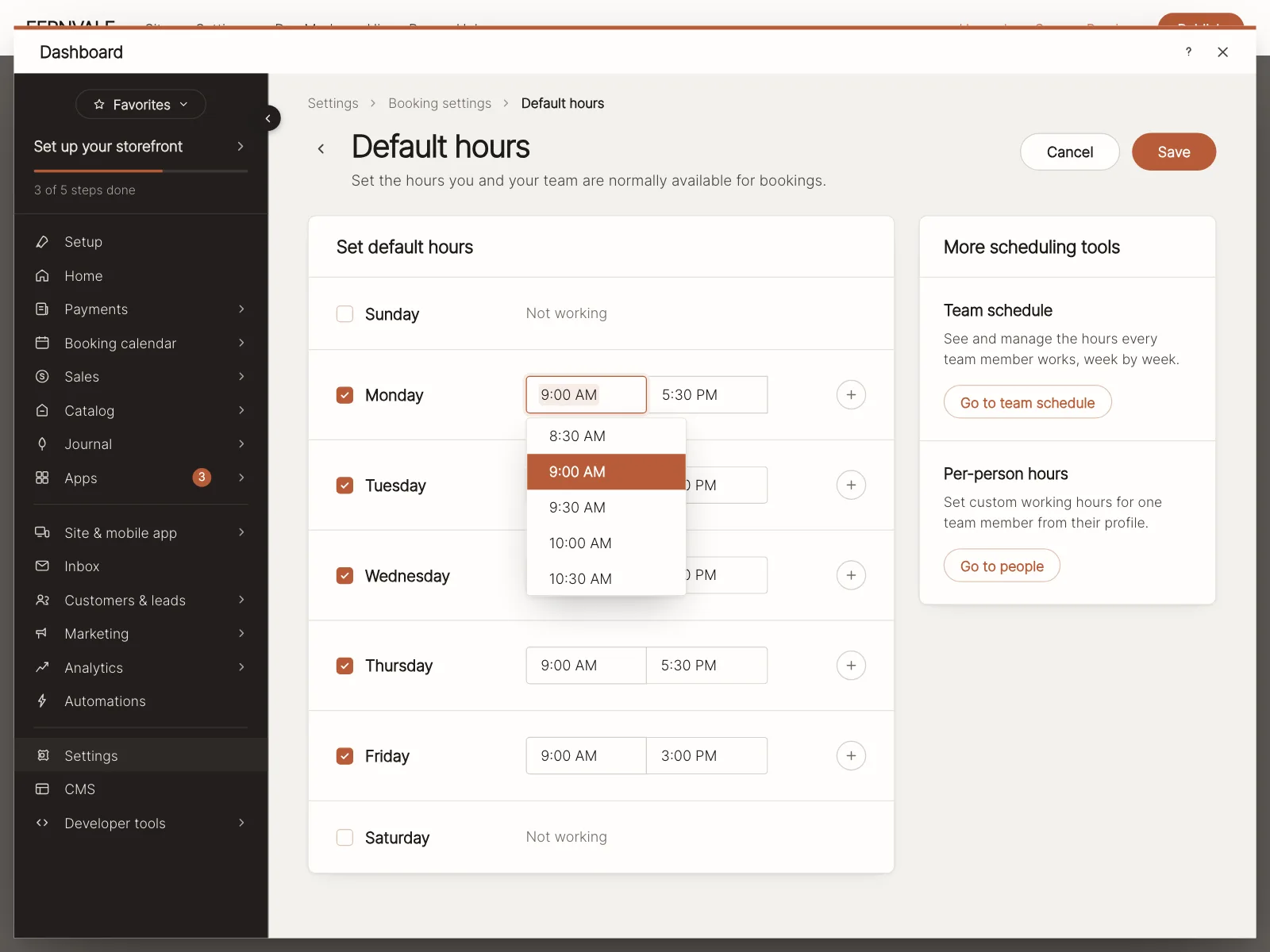 Time picker