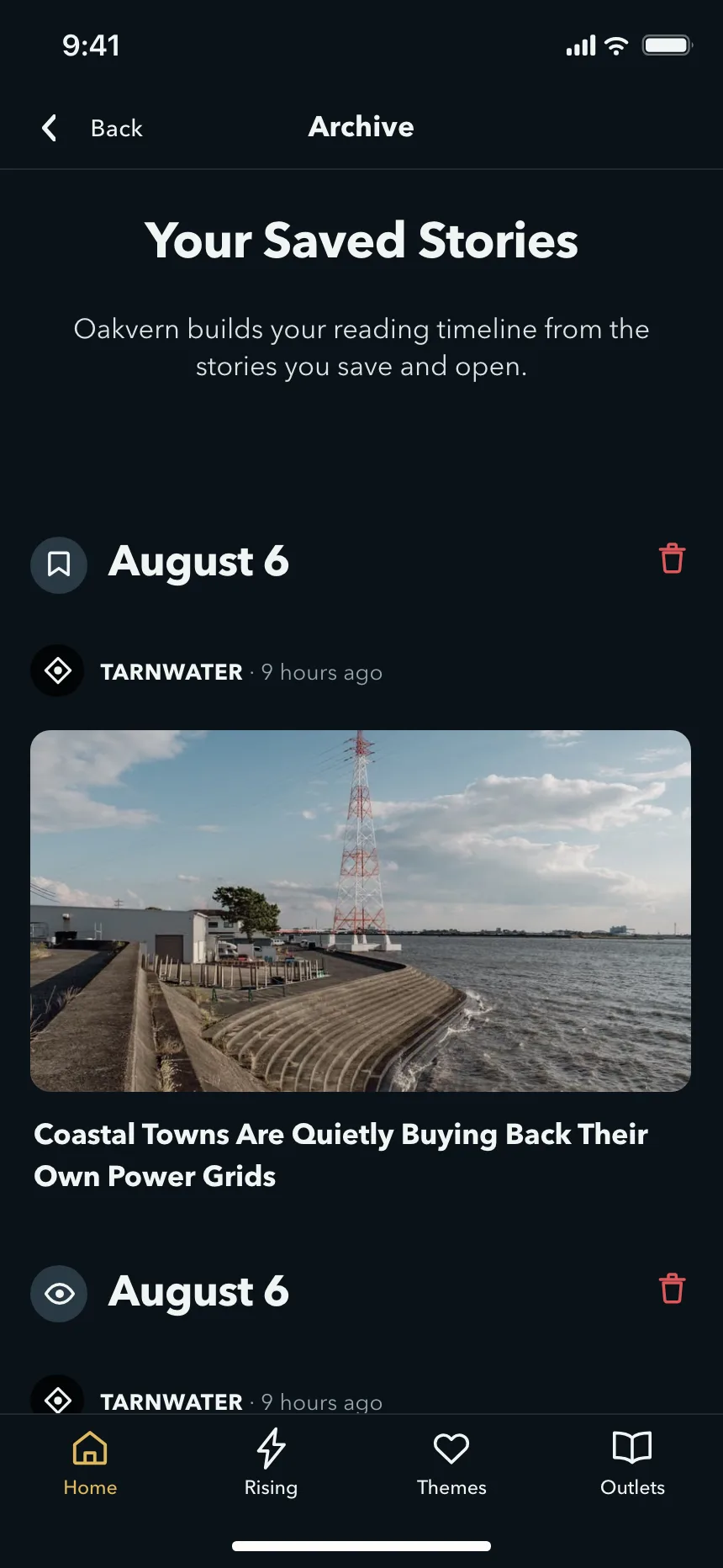 Timeline roadmap