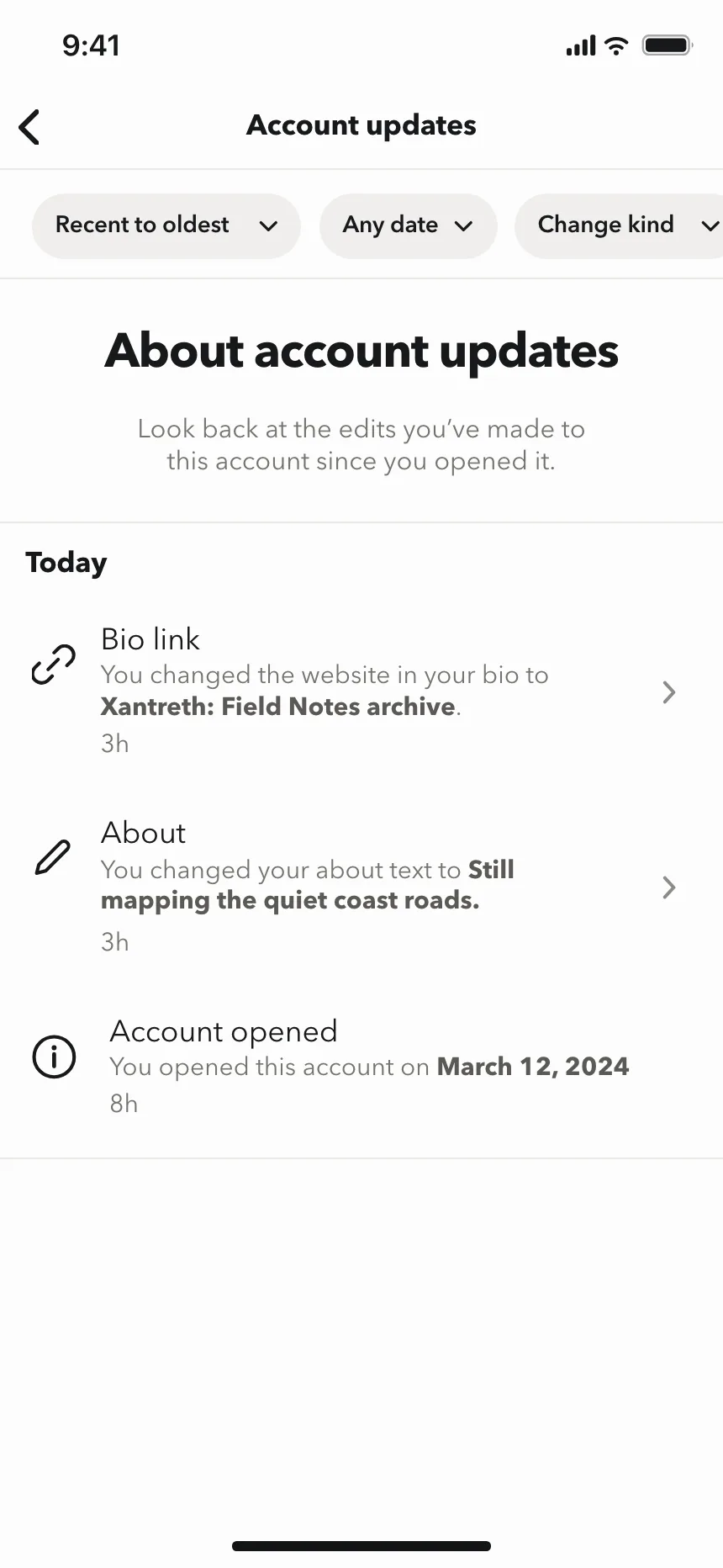 Timeline roadmap