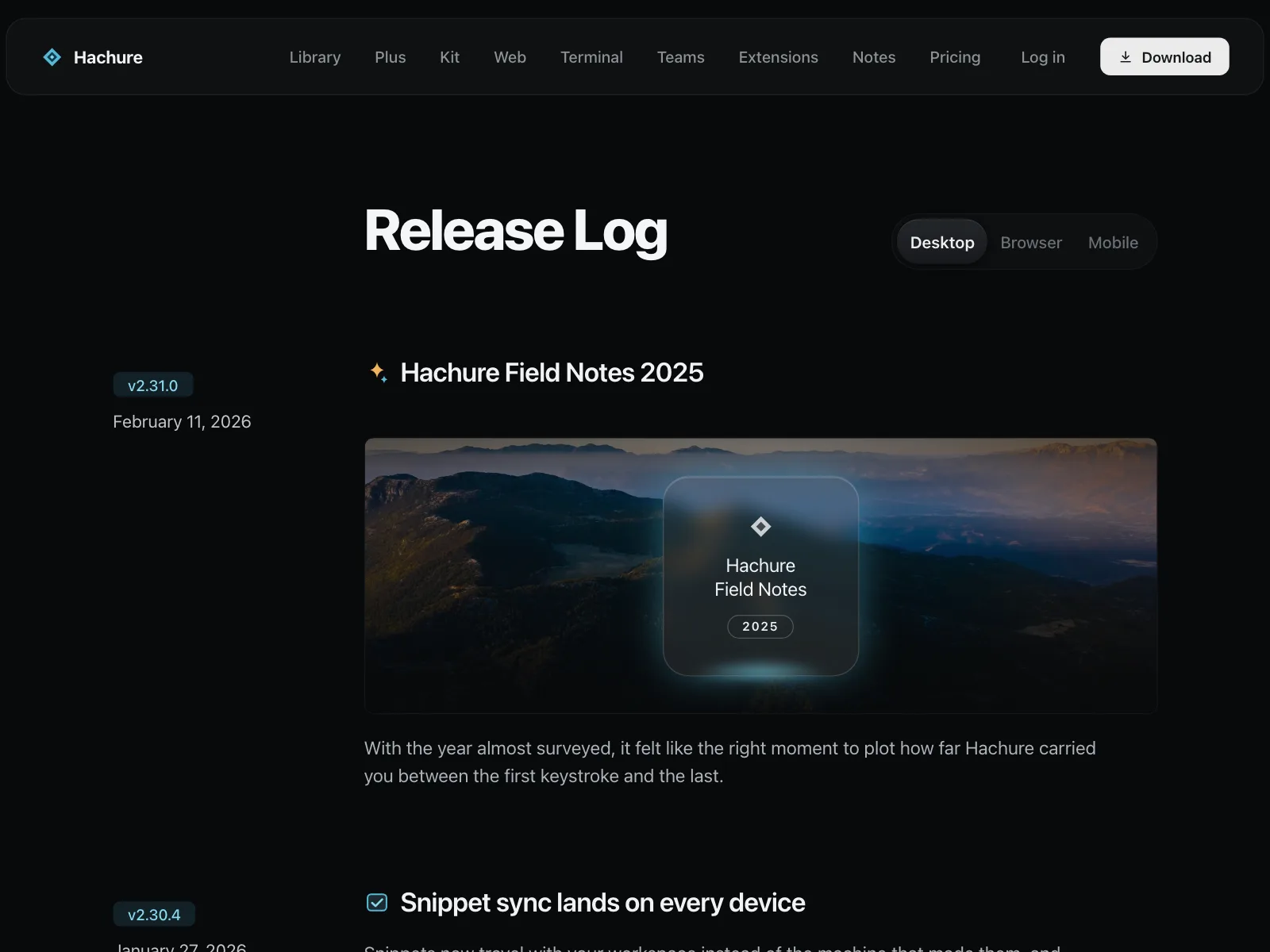 Timeline roadmap