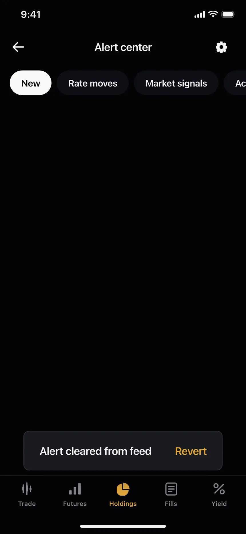 Toast notification
