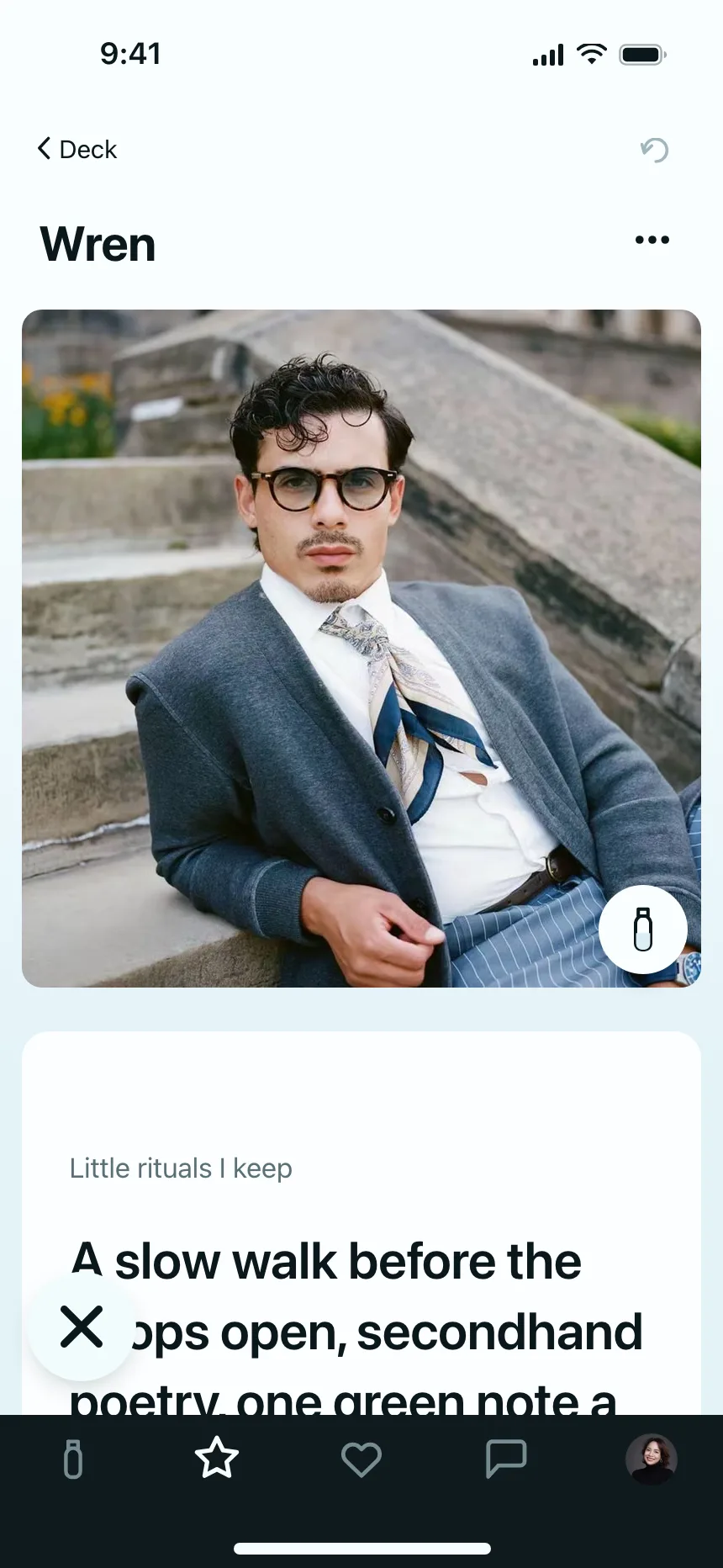User profile