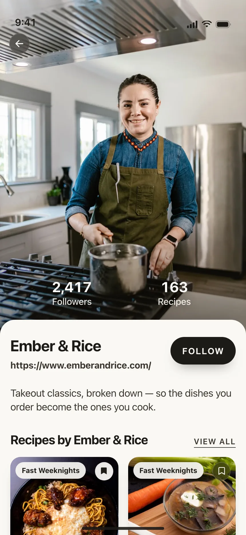 User profile