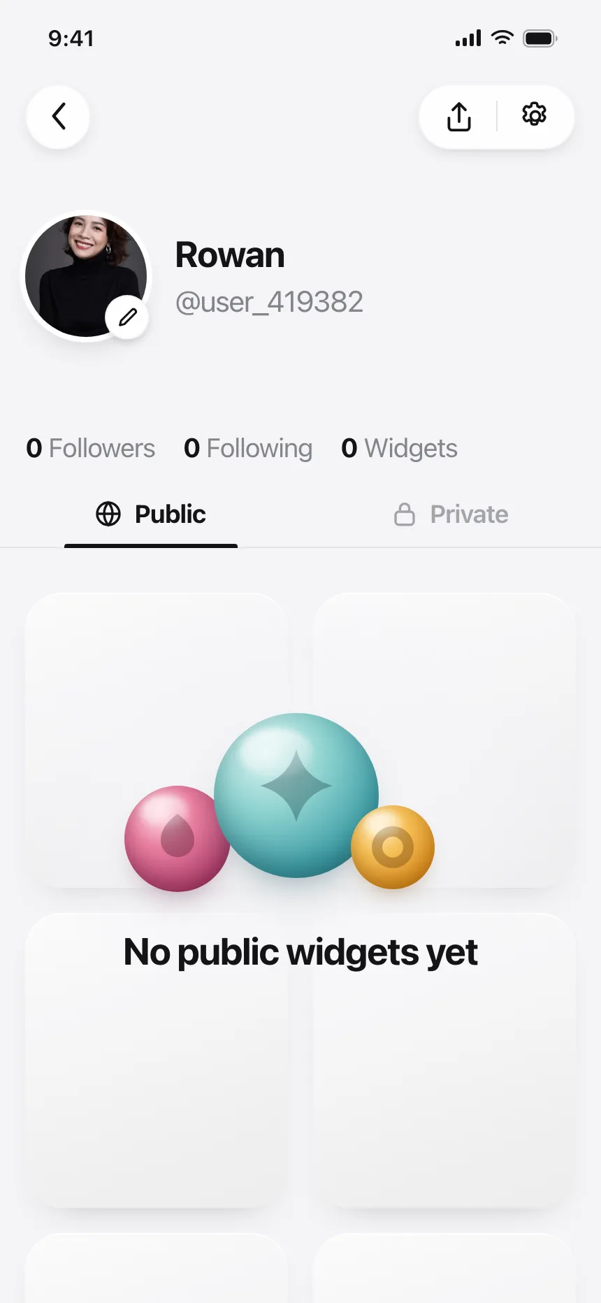 User profile