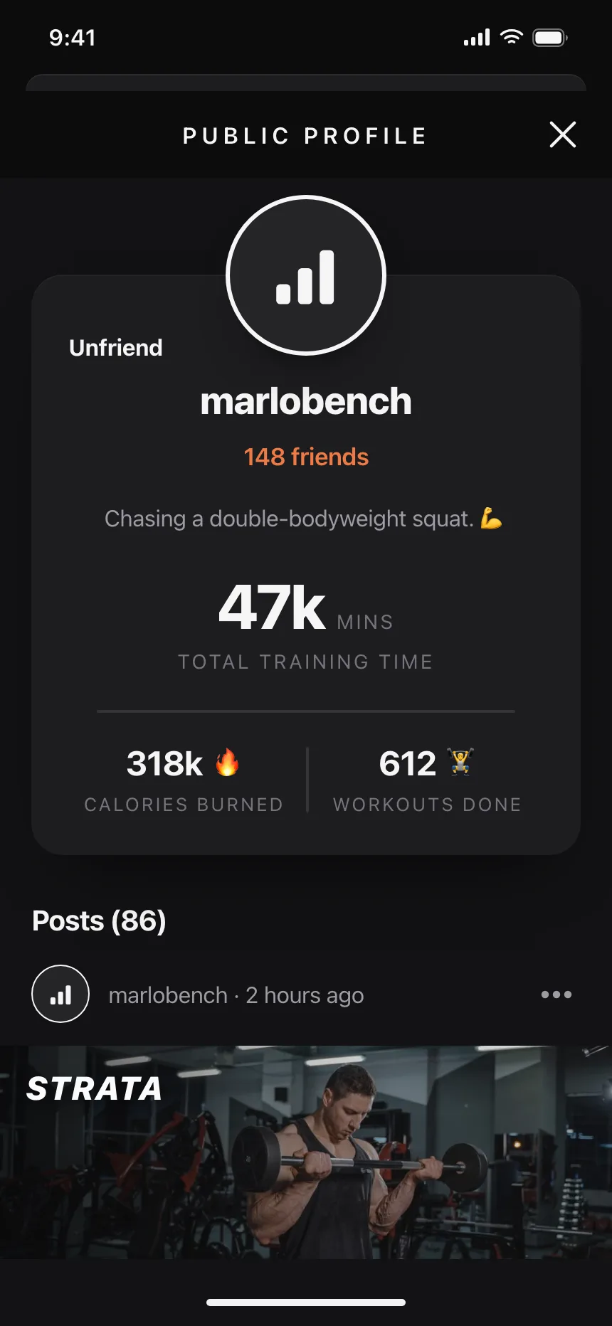 User profile