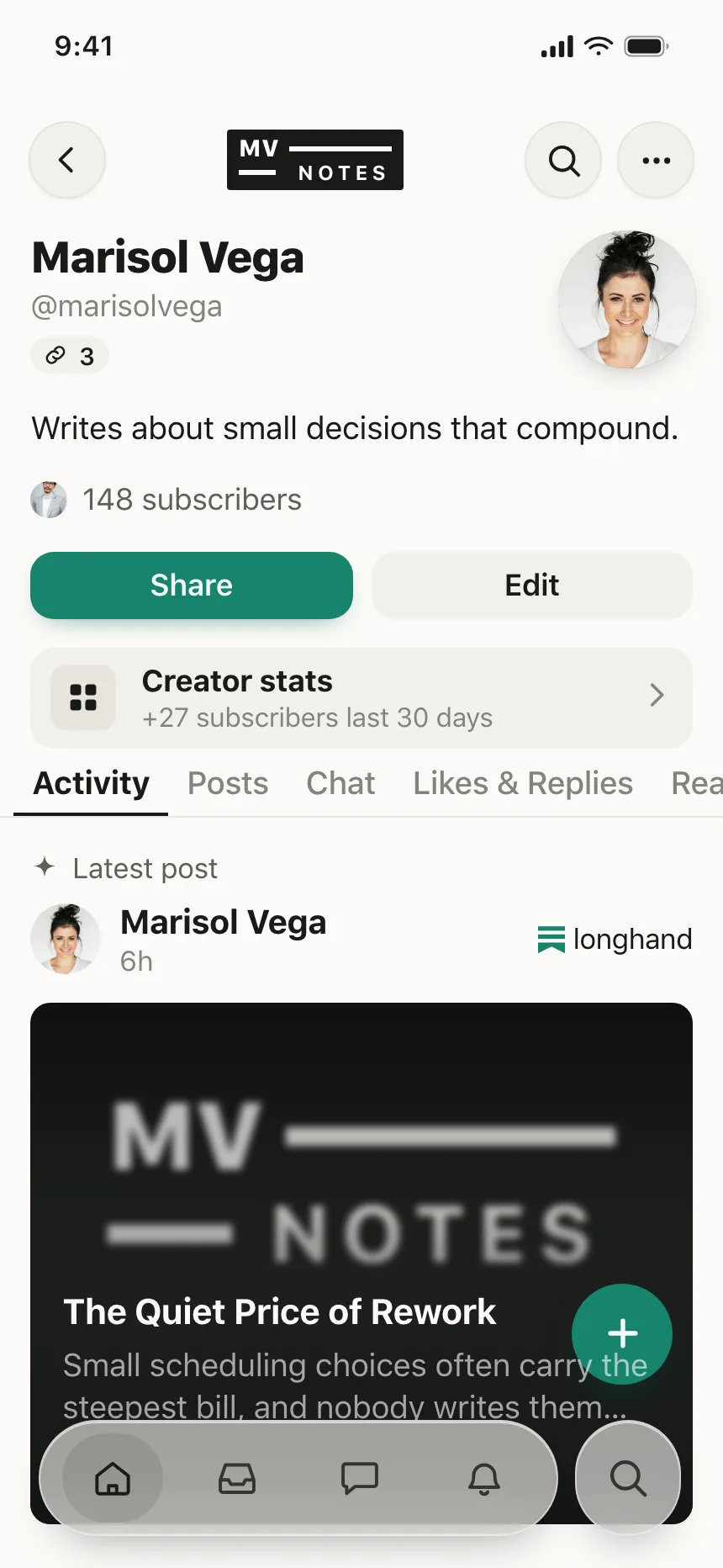 User profile