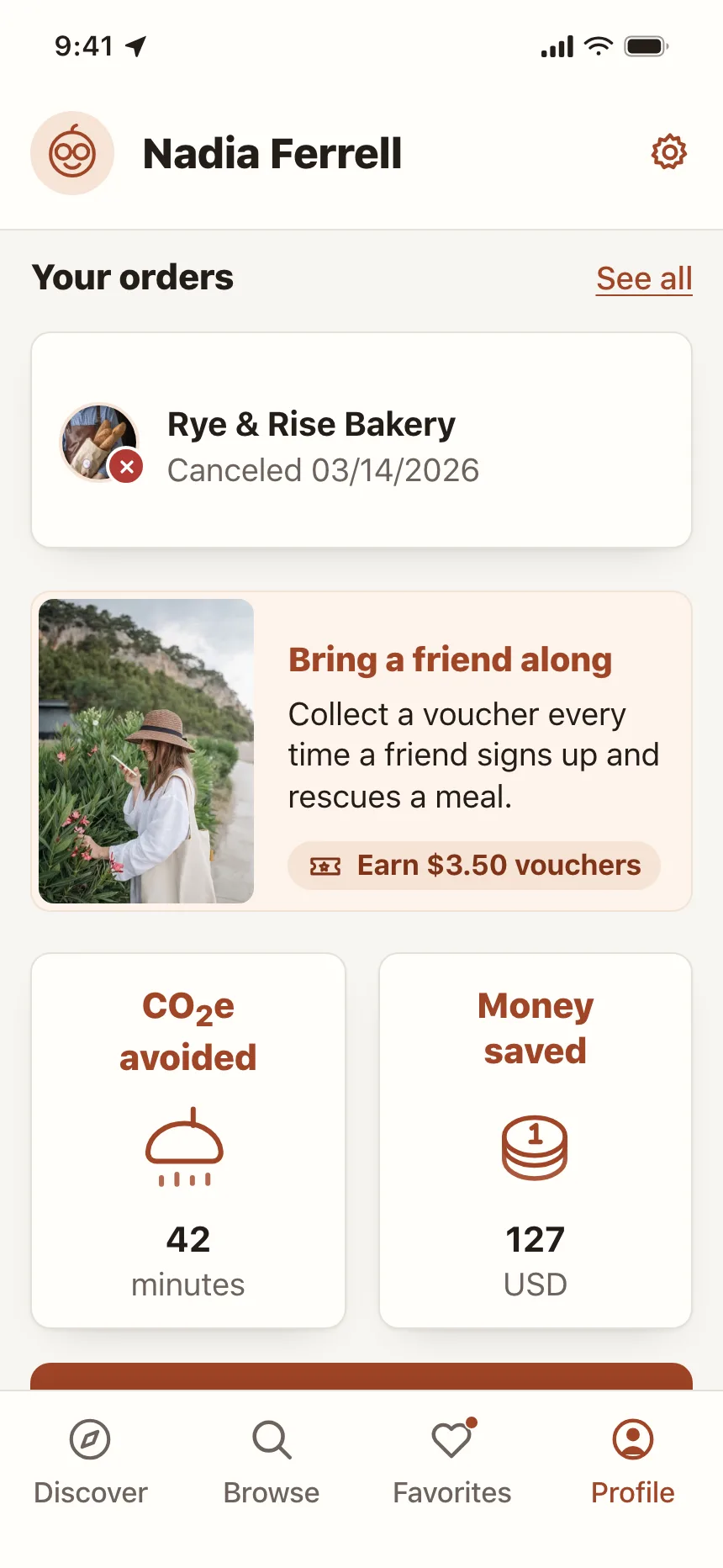 User profile
