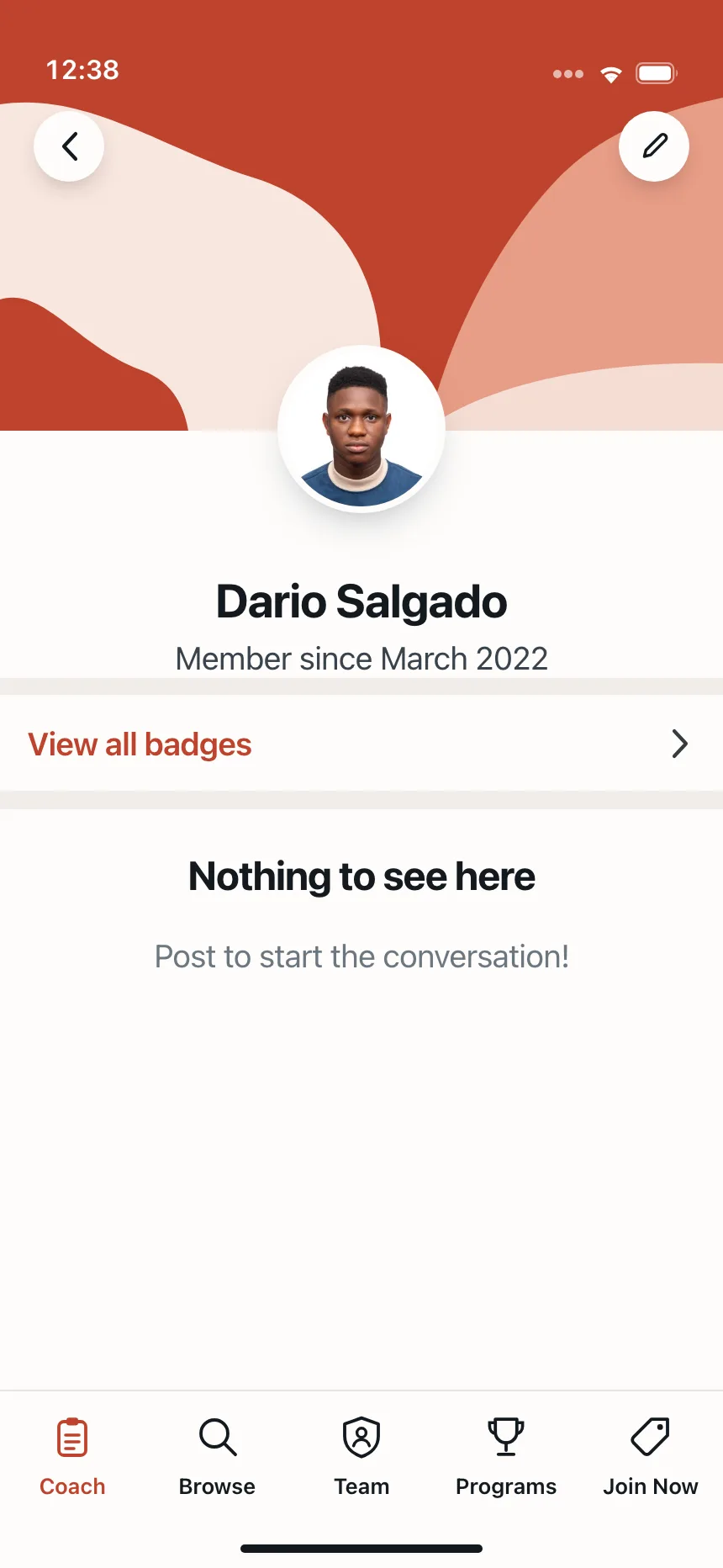 User profile