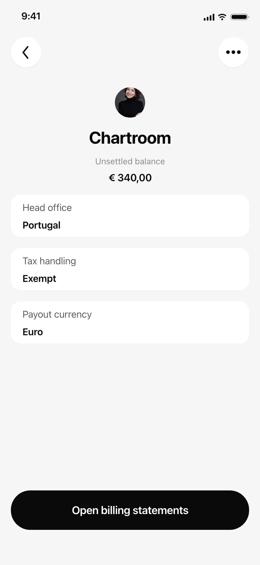 User profile