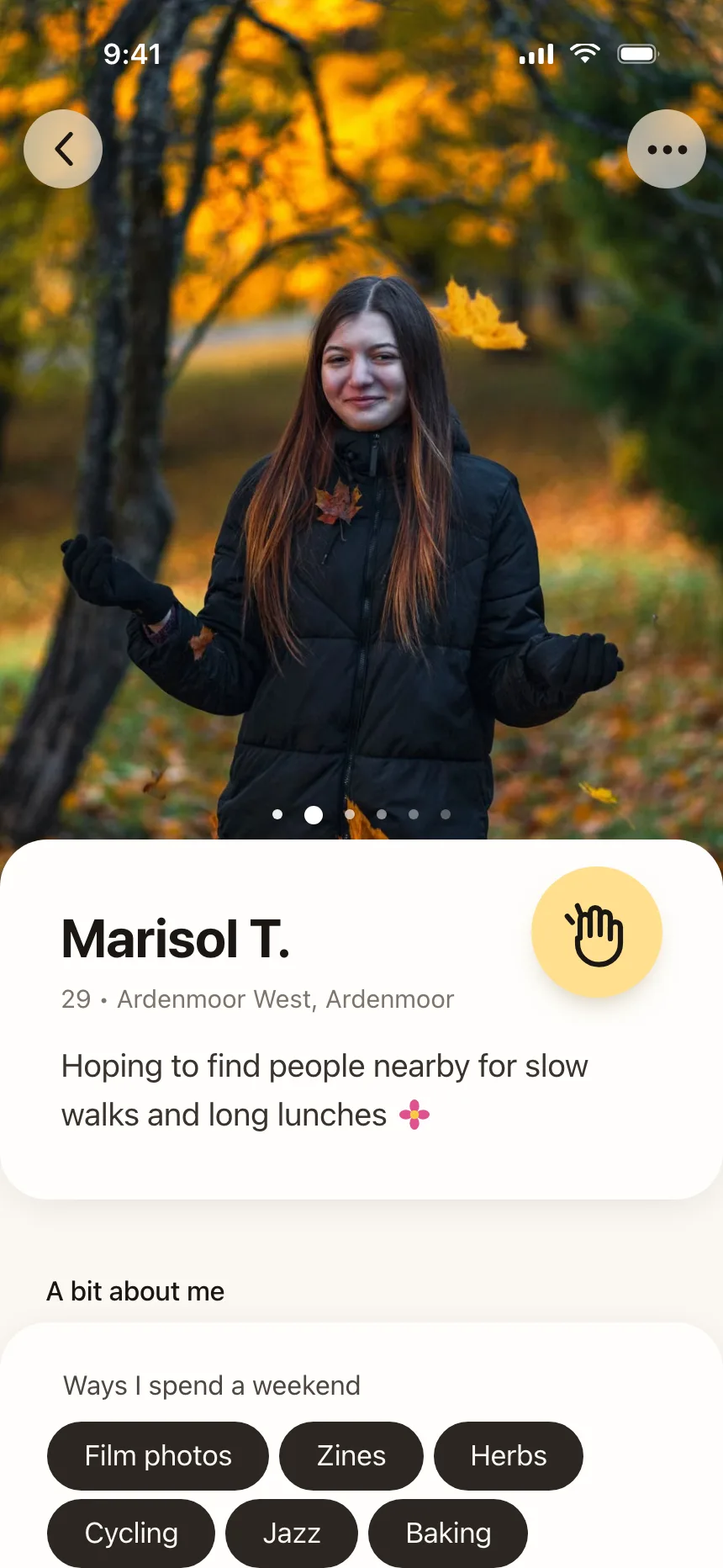 User profile
