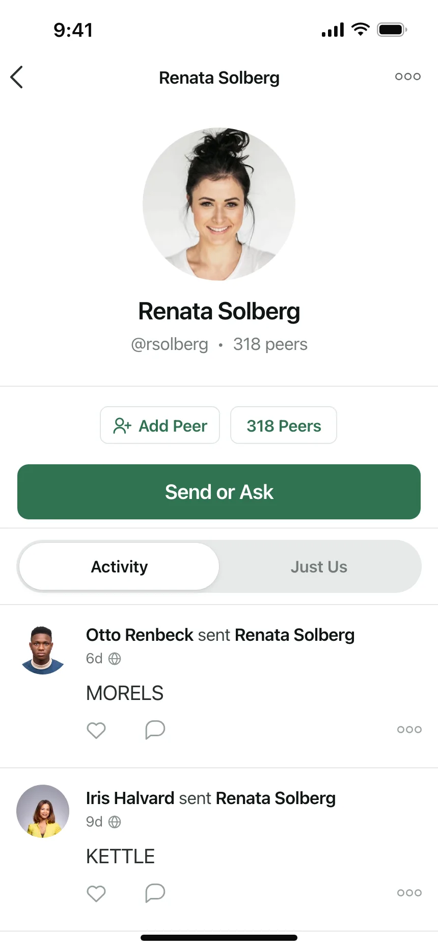 User profile