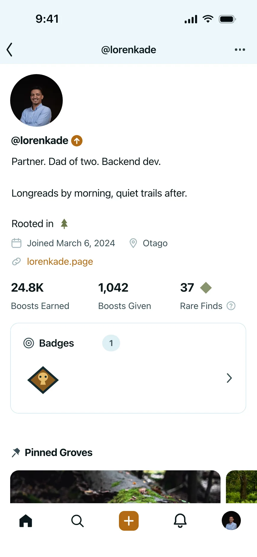User profile