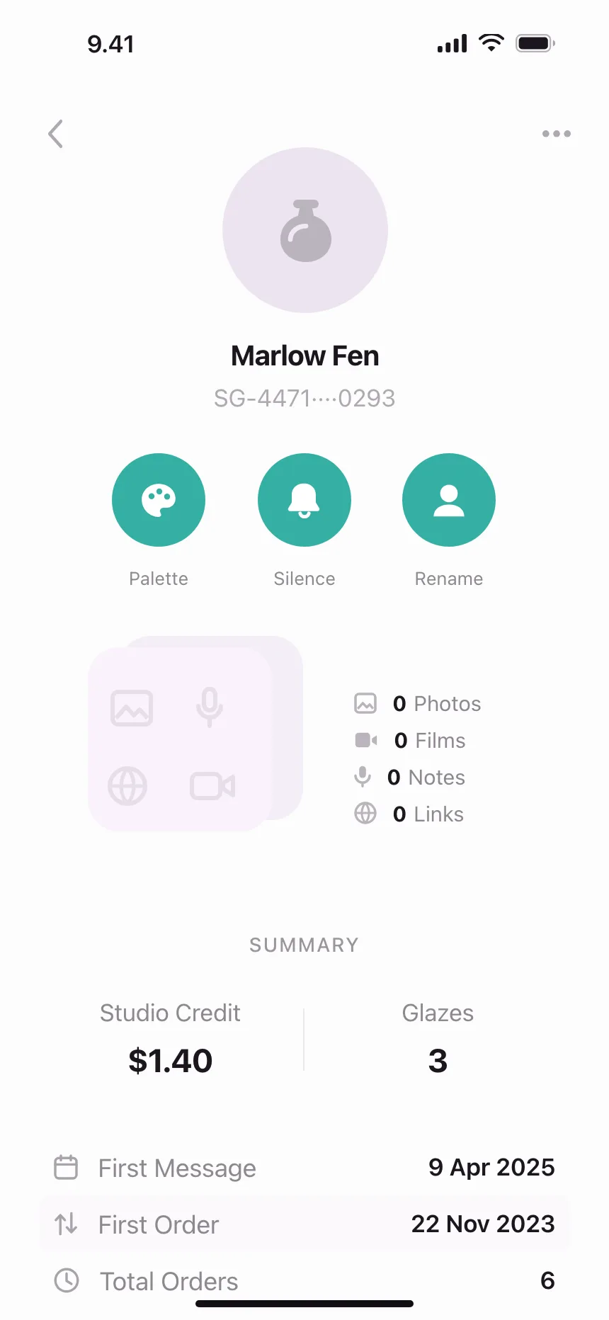 User profile