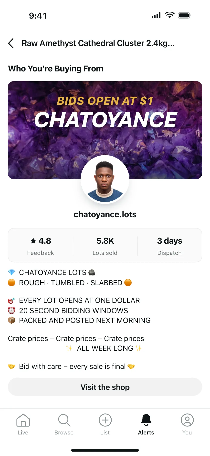 User profile