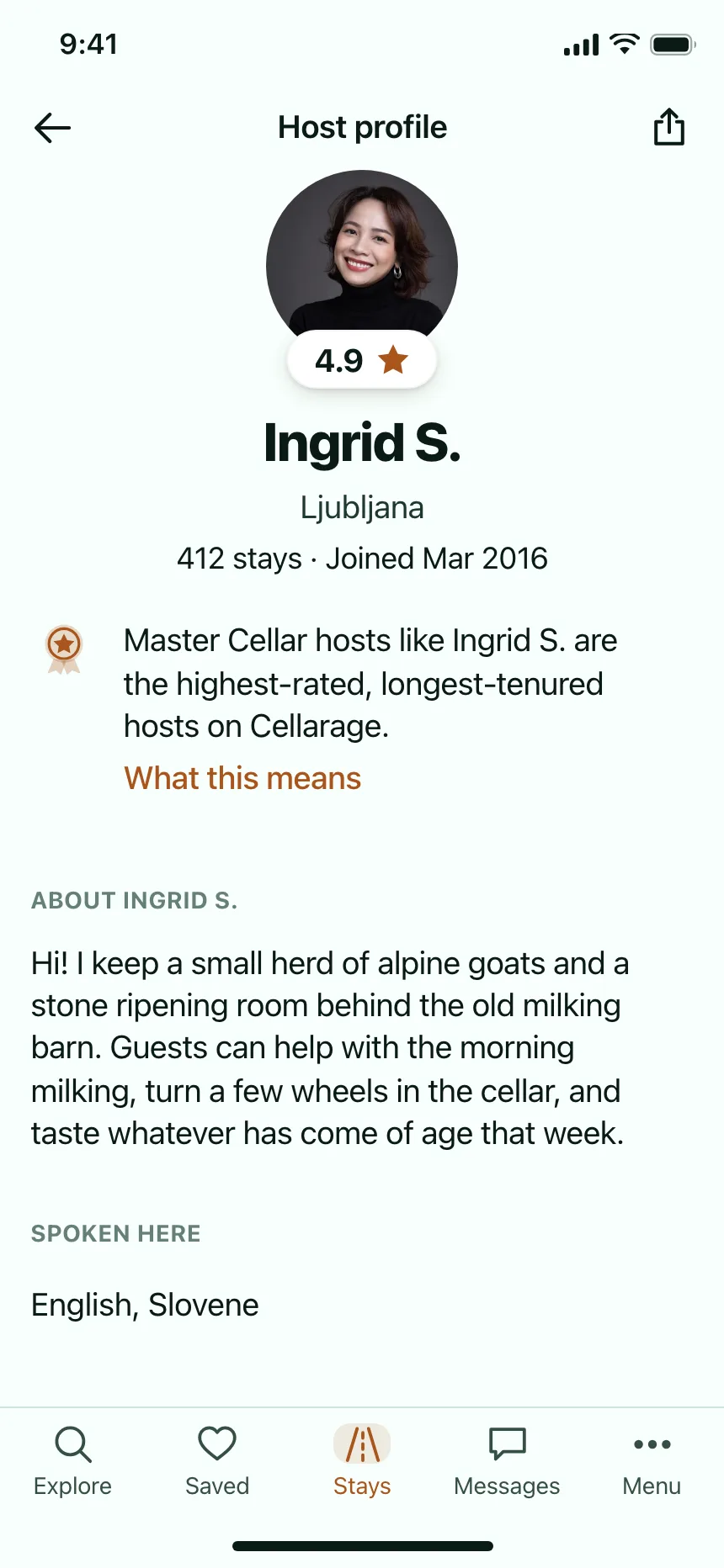 User profile