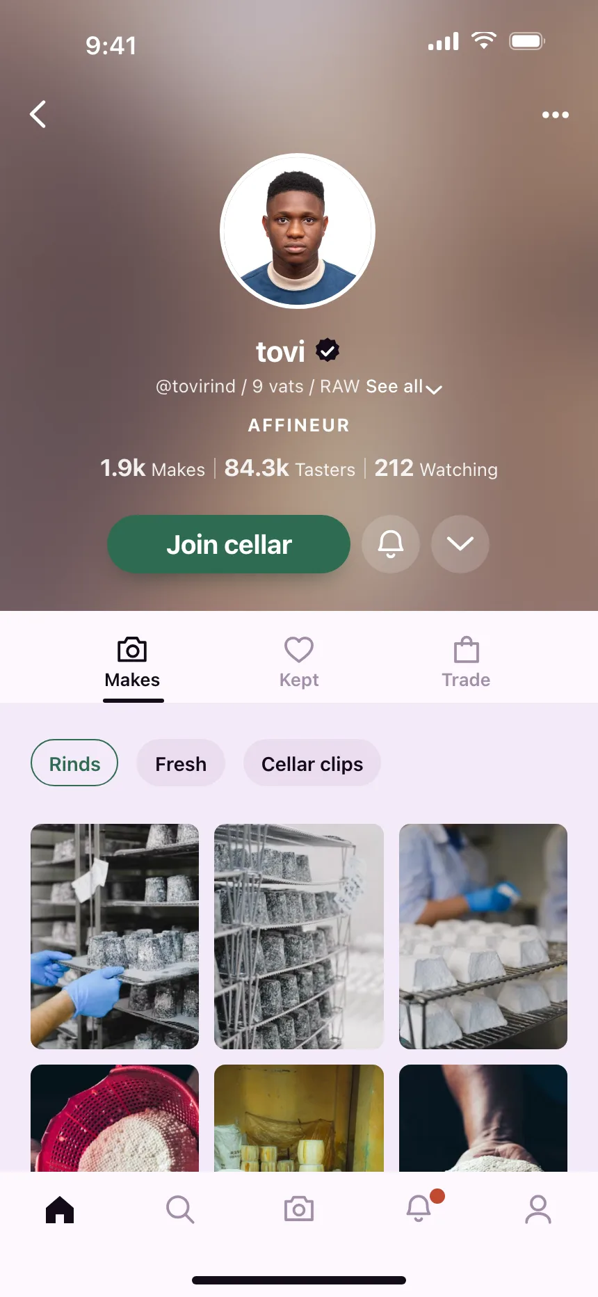 User profile