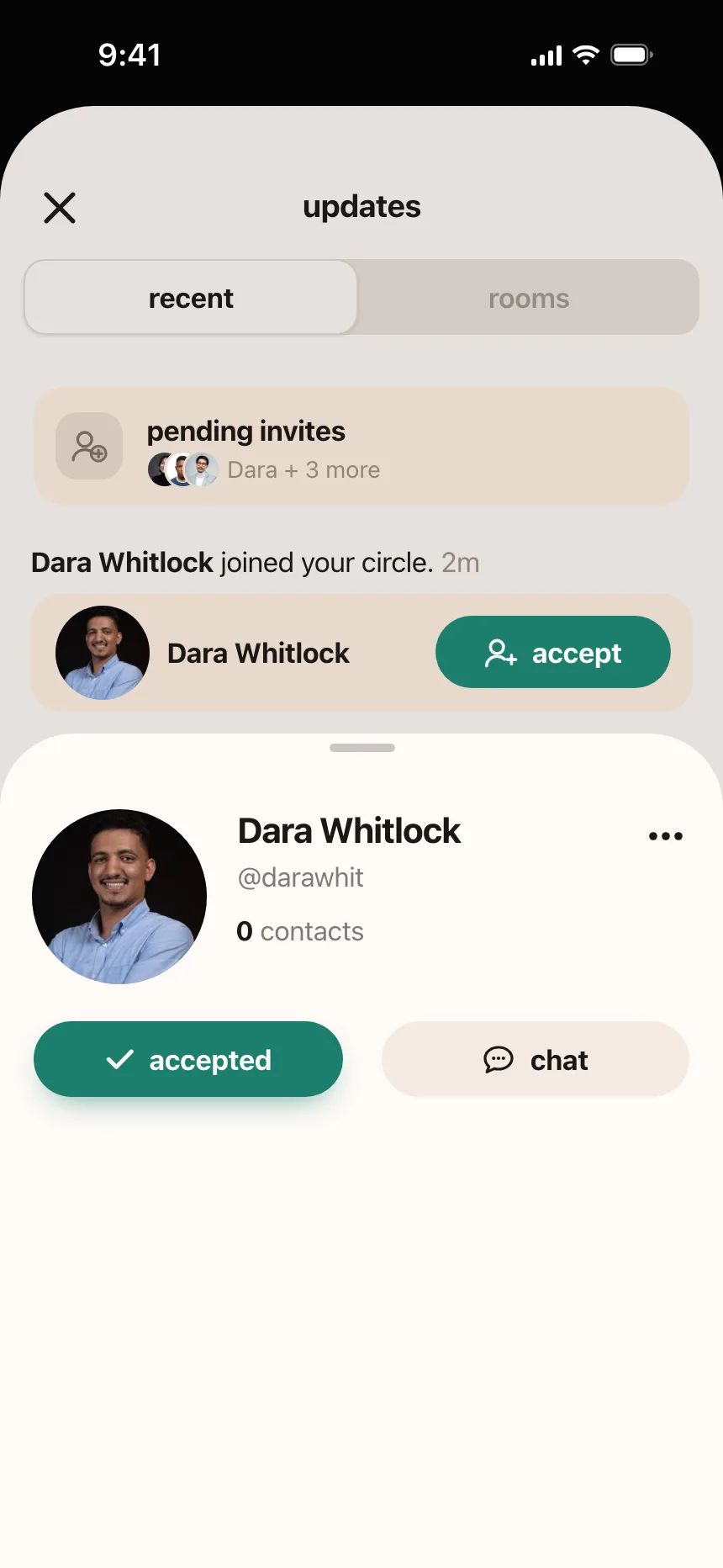 User profile