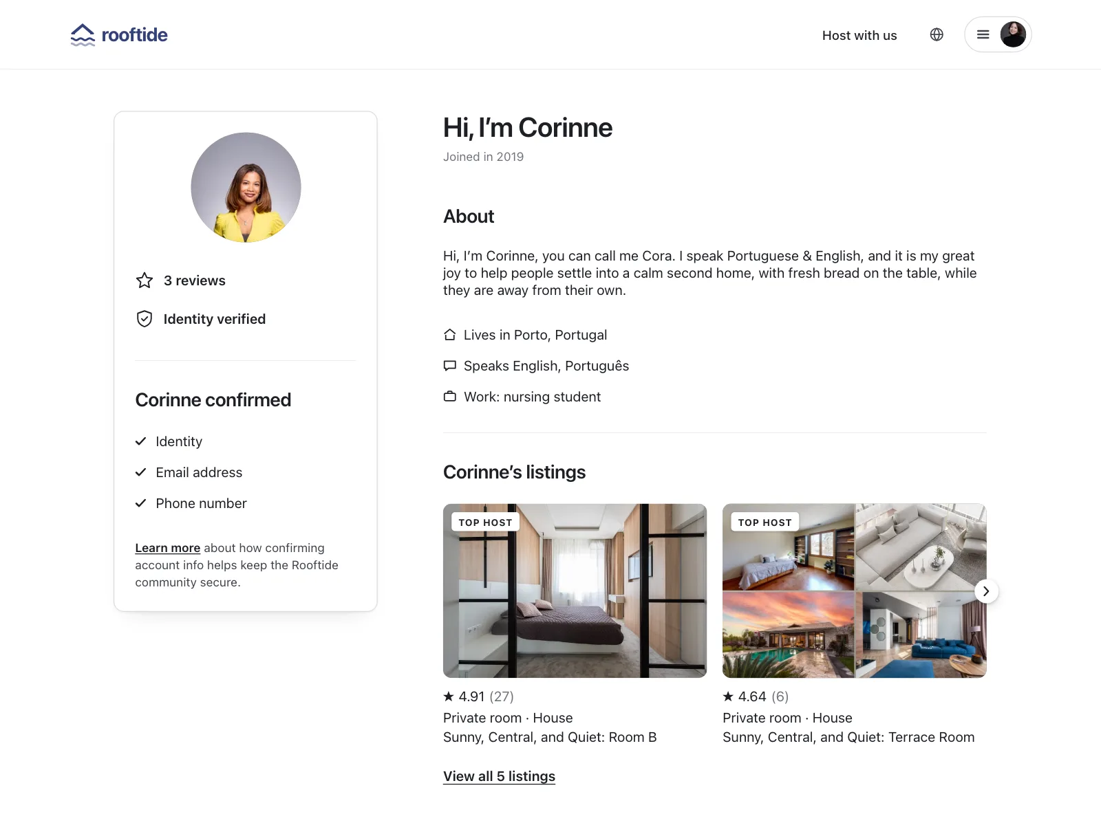 User profile