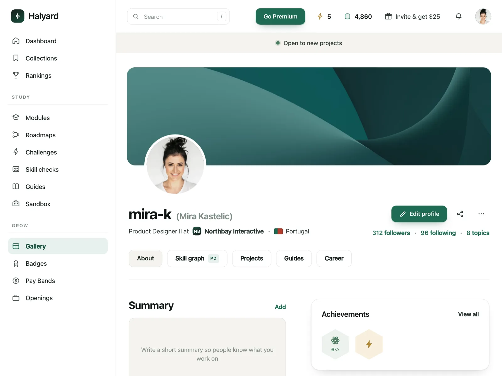 User profile