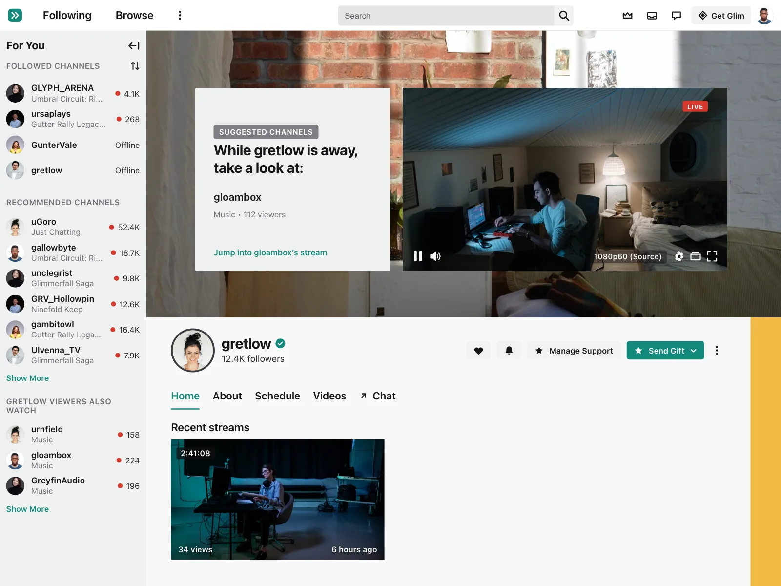 User profile