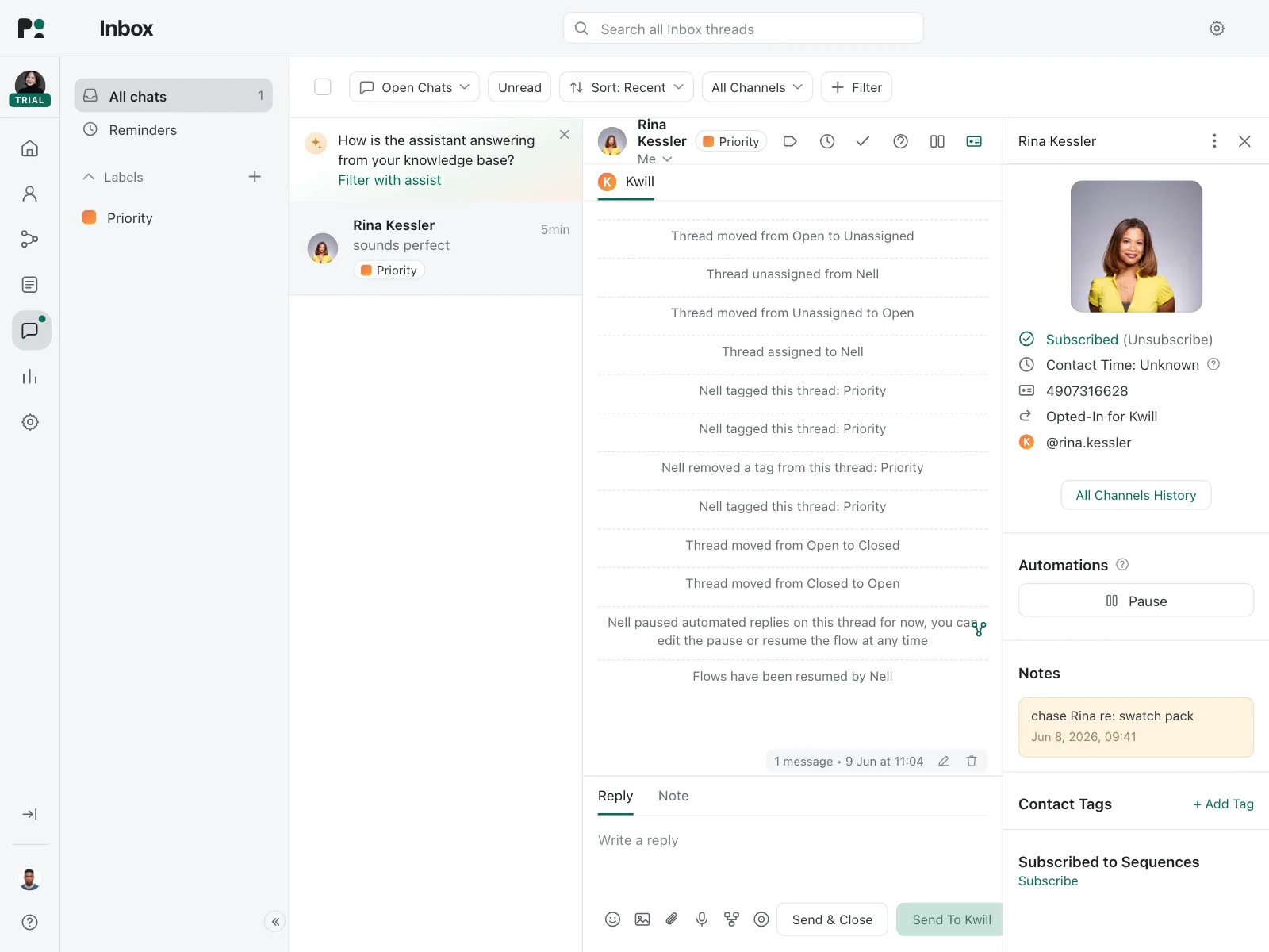 User profile