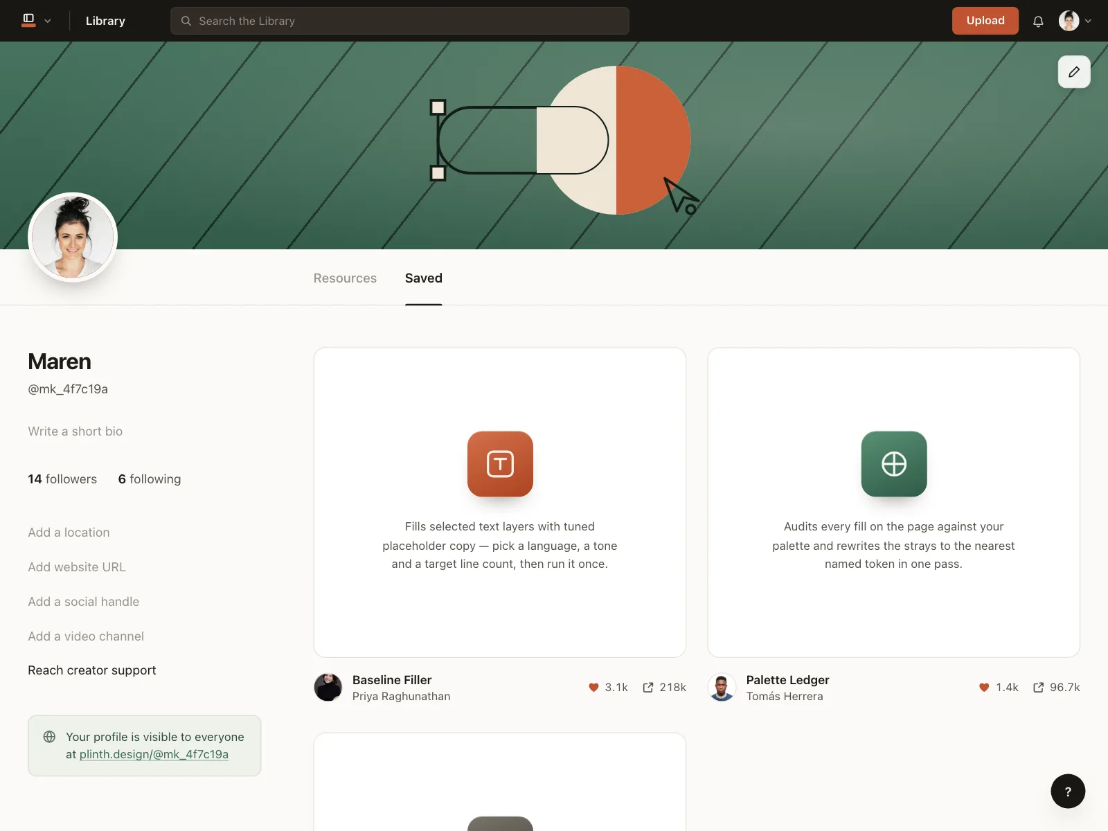 User profile
