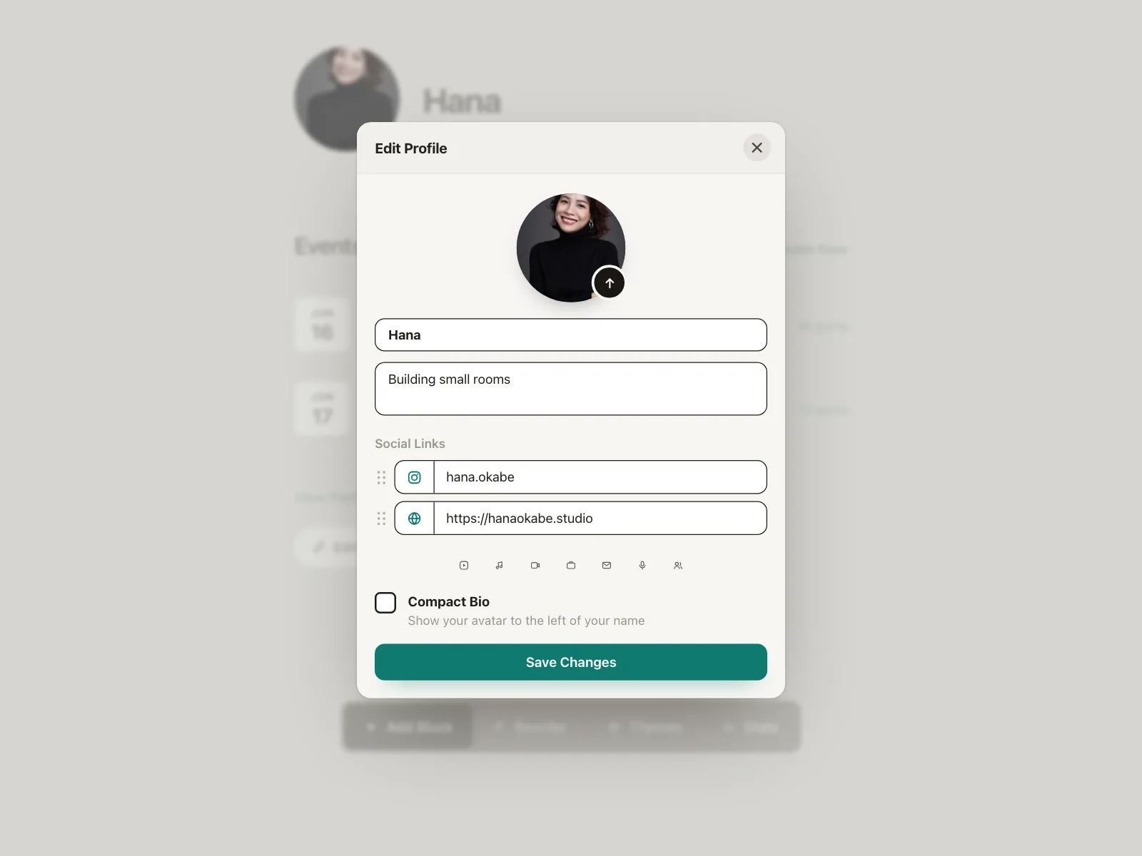 User profile