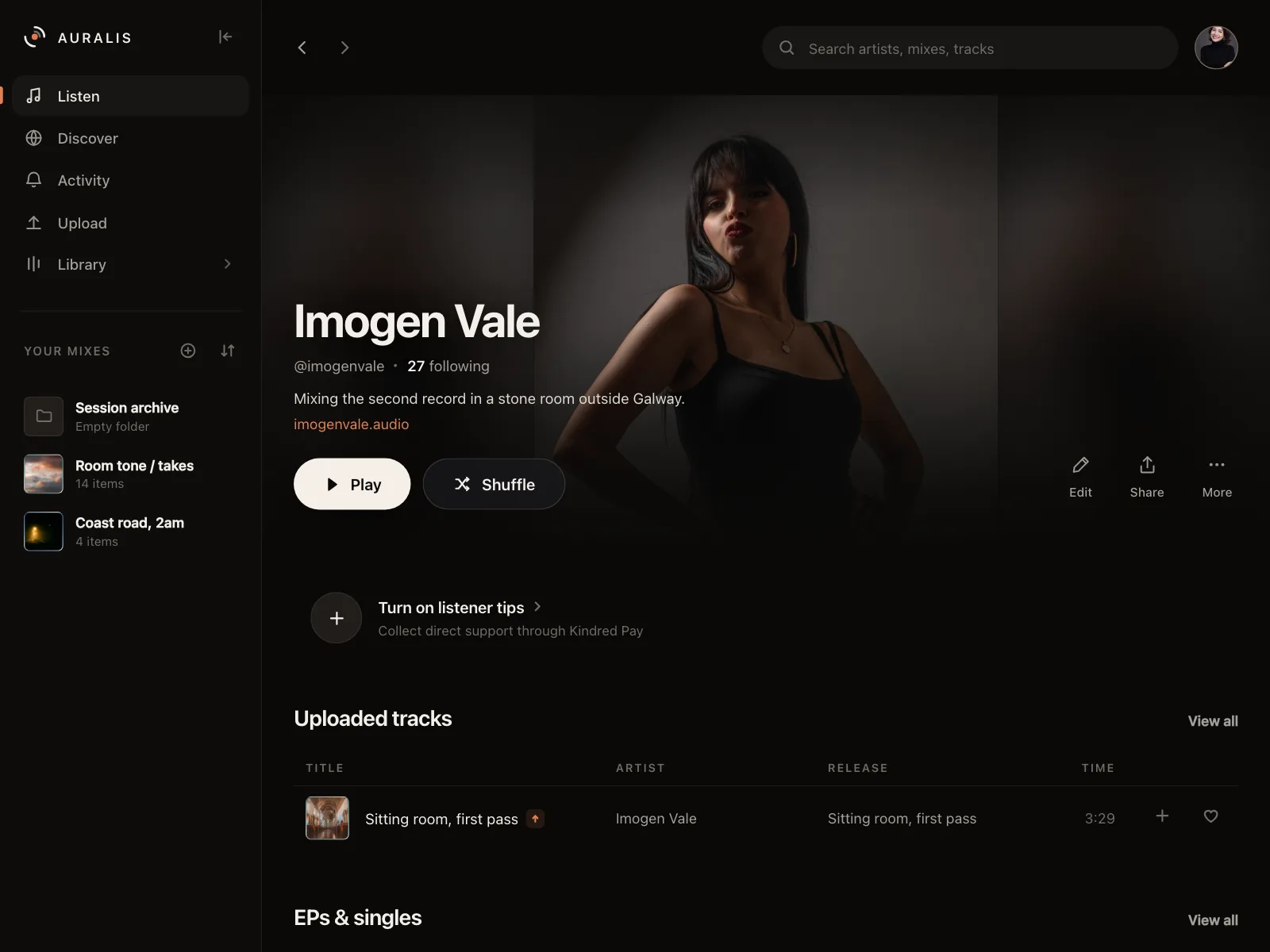 User profile