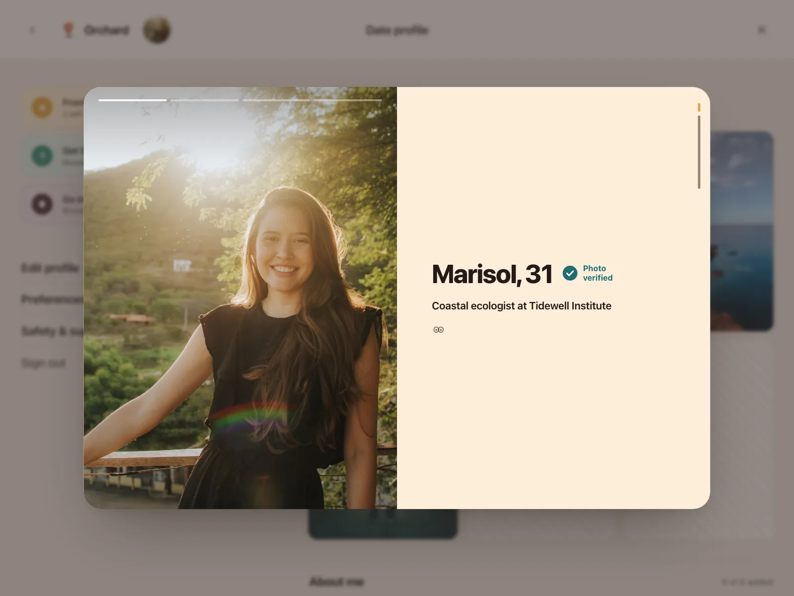 User profile