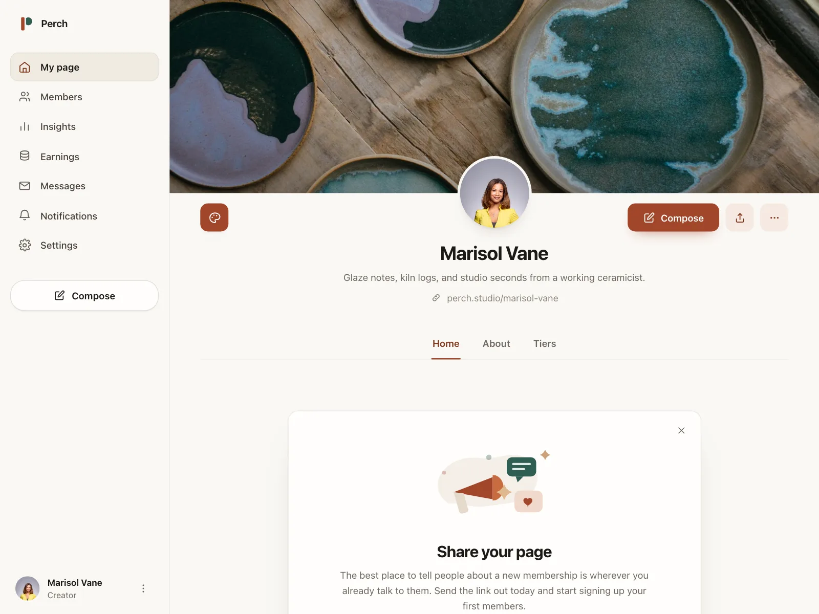 User profile