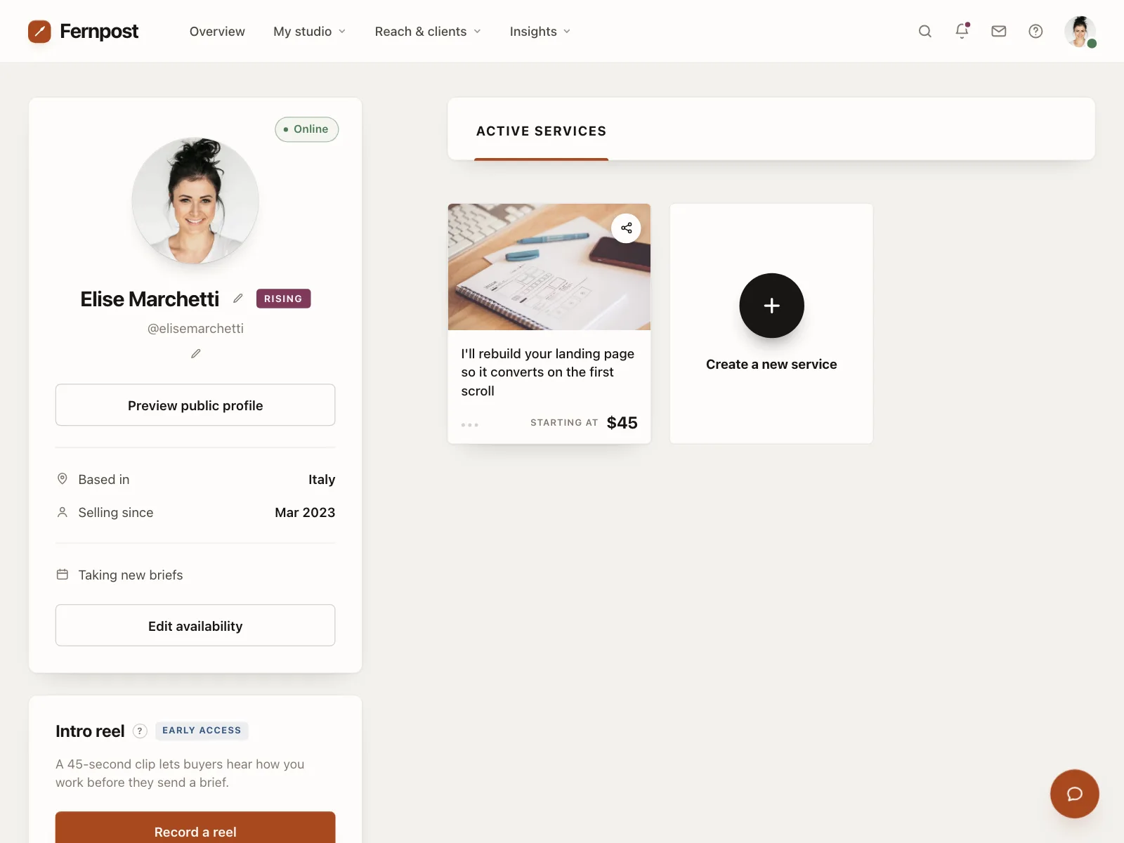 User profile