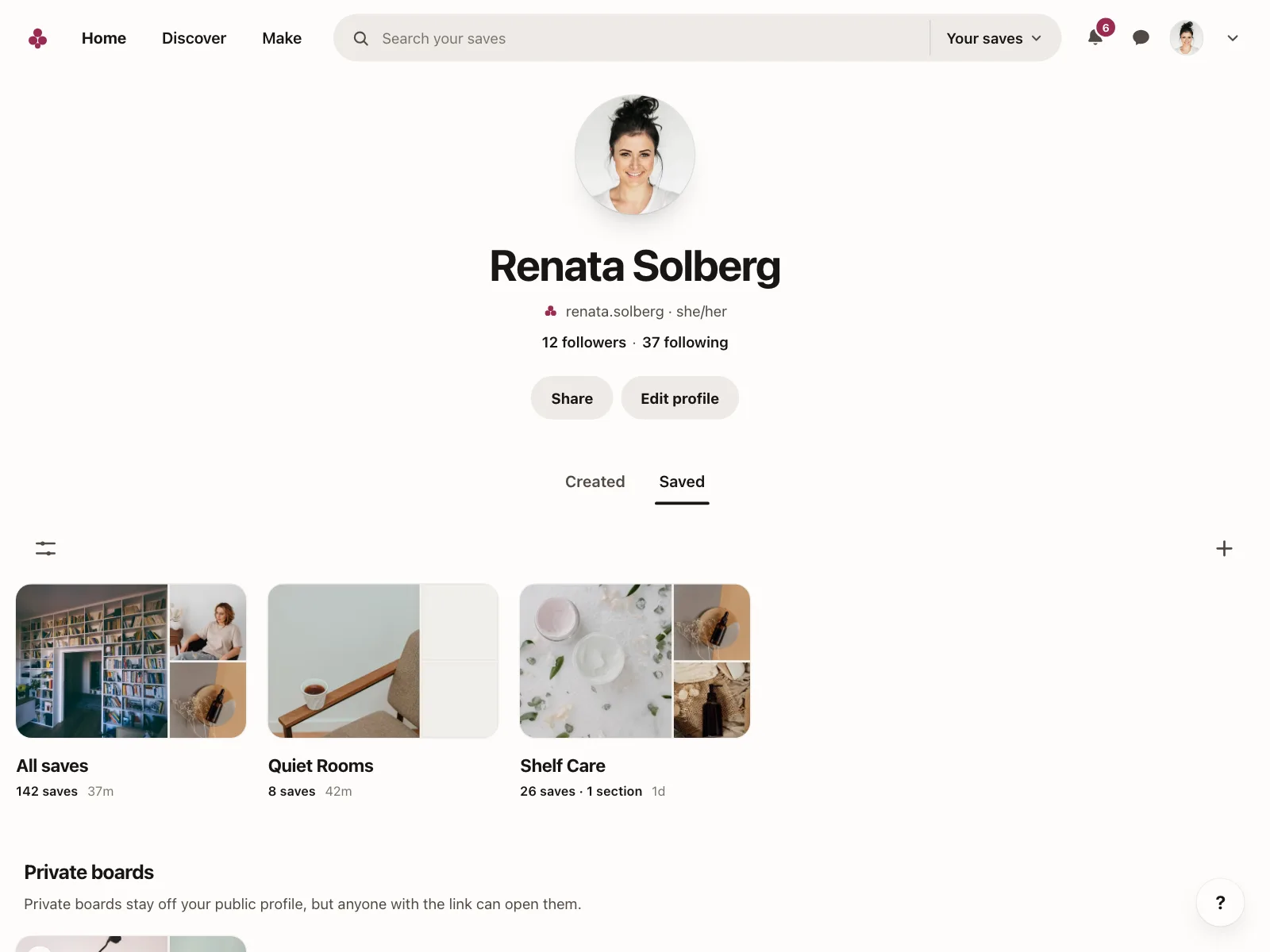 User profile