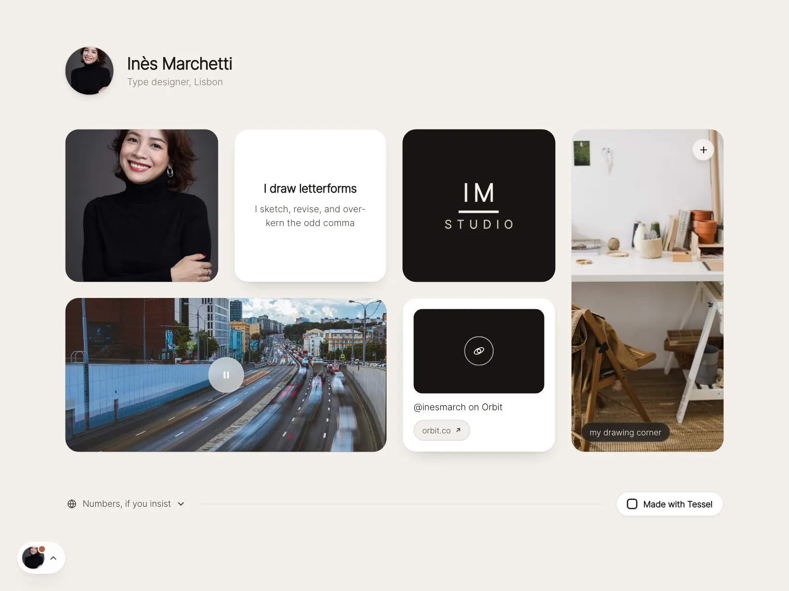 User profile