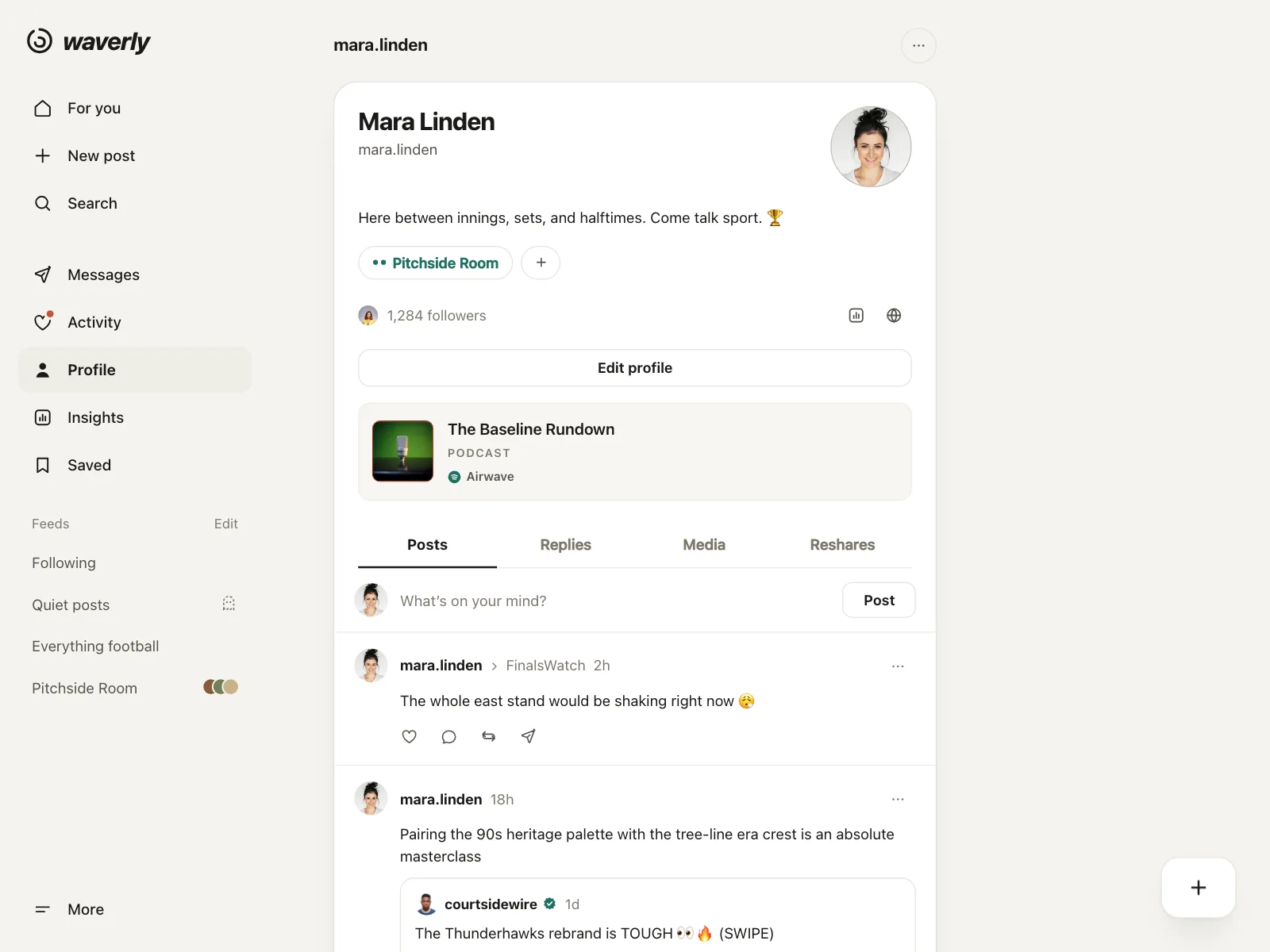 User profile
