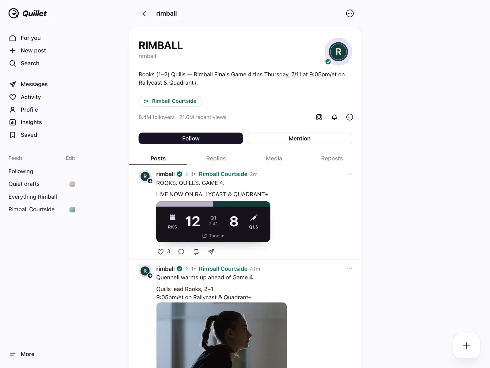 User profile