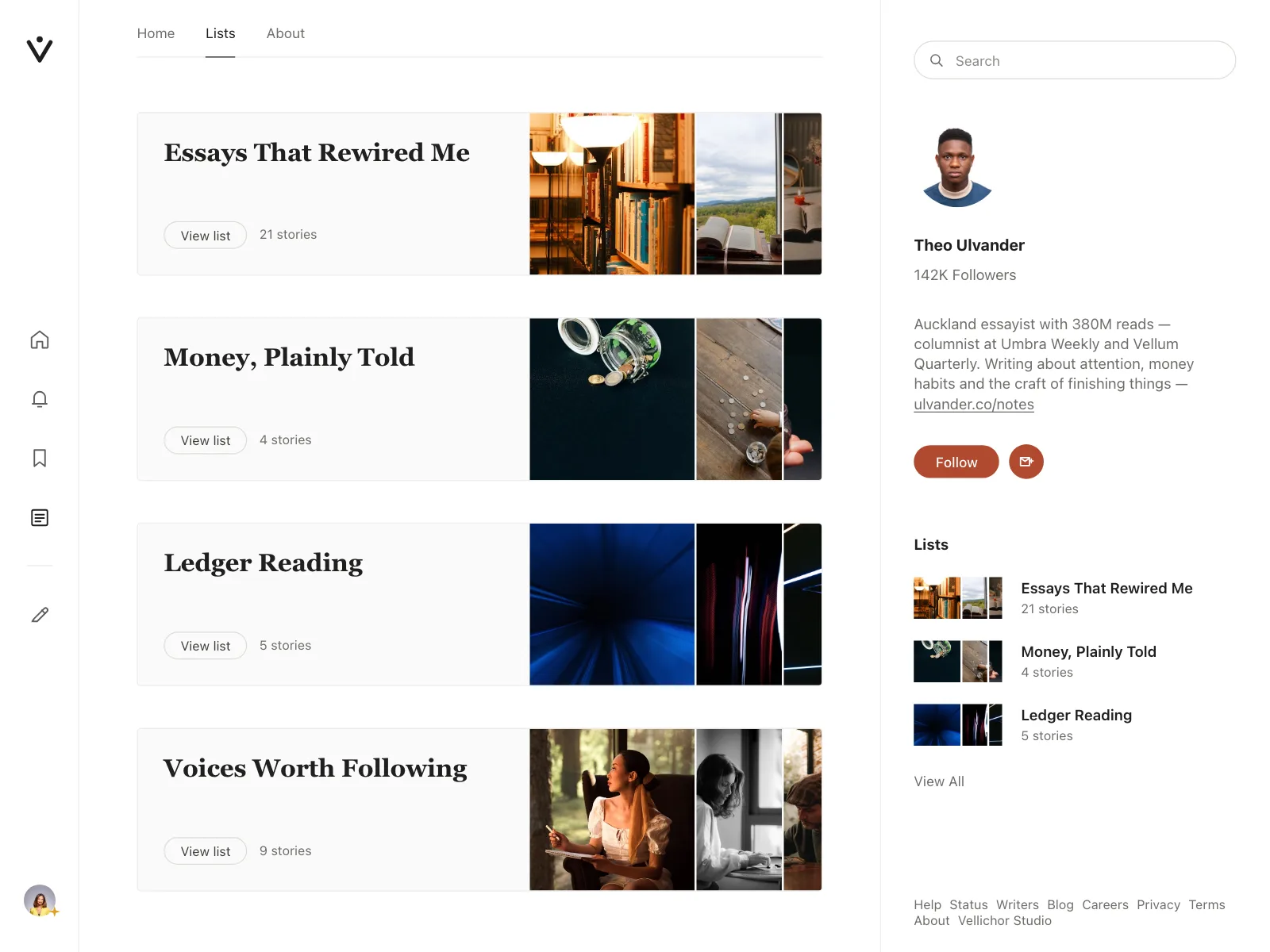 User profile