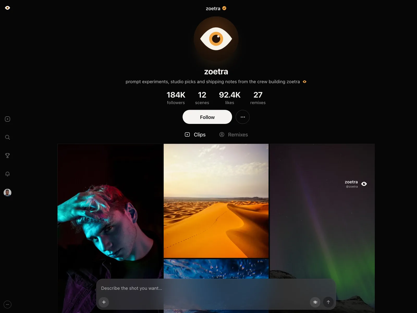 User profile