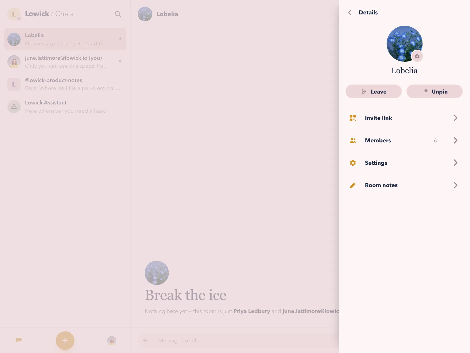 User profile