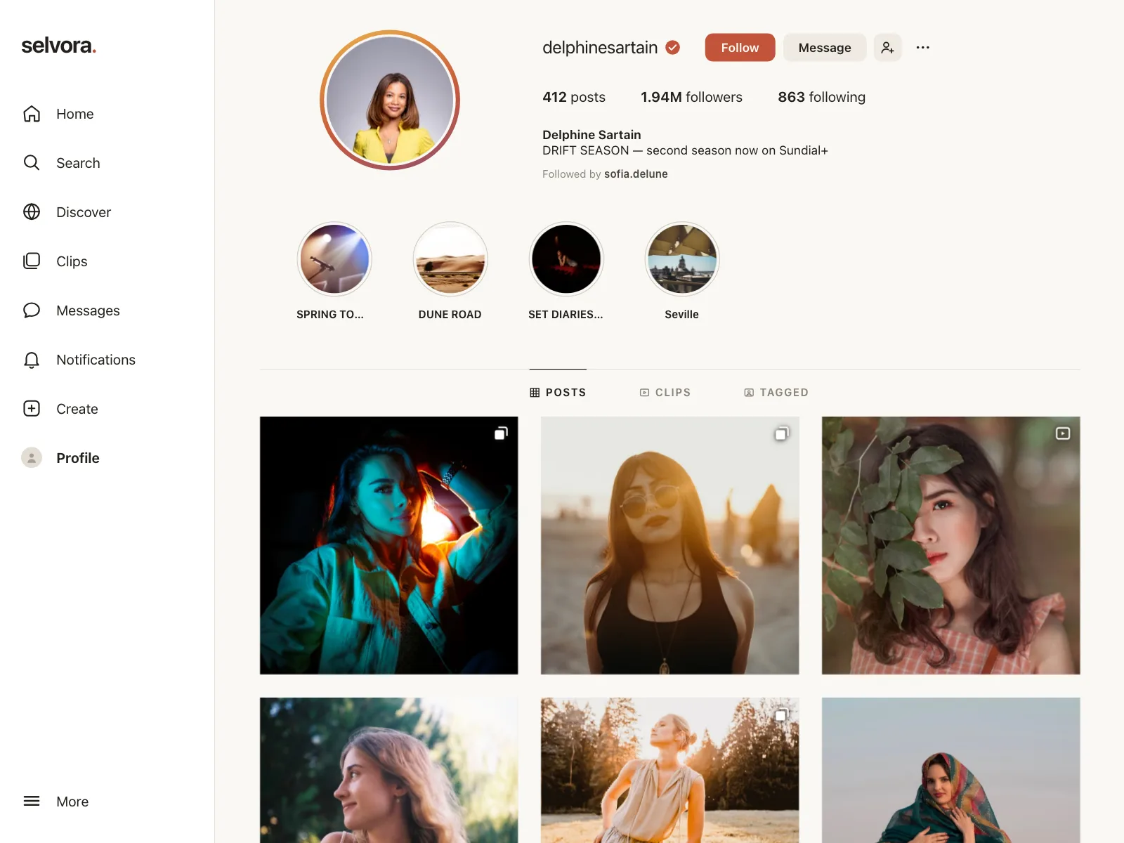 User profile