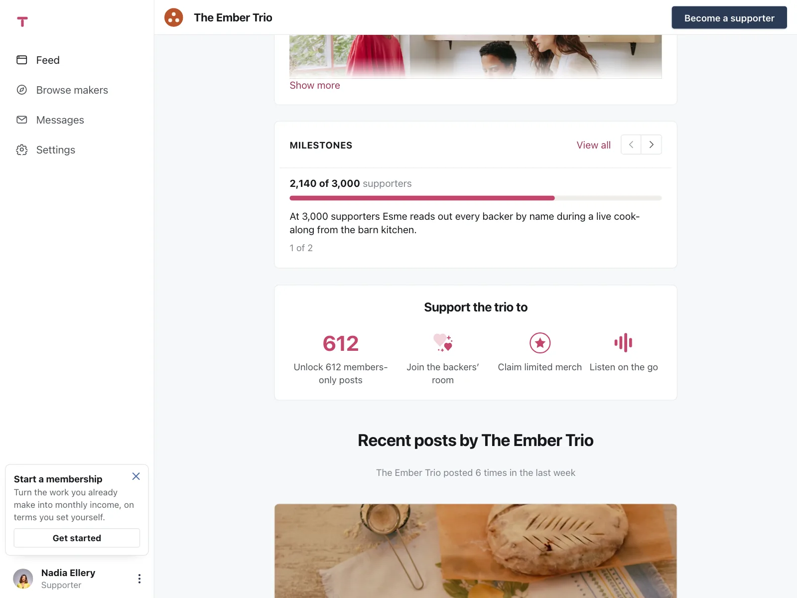 User profile