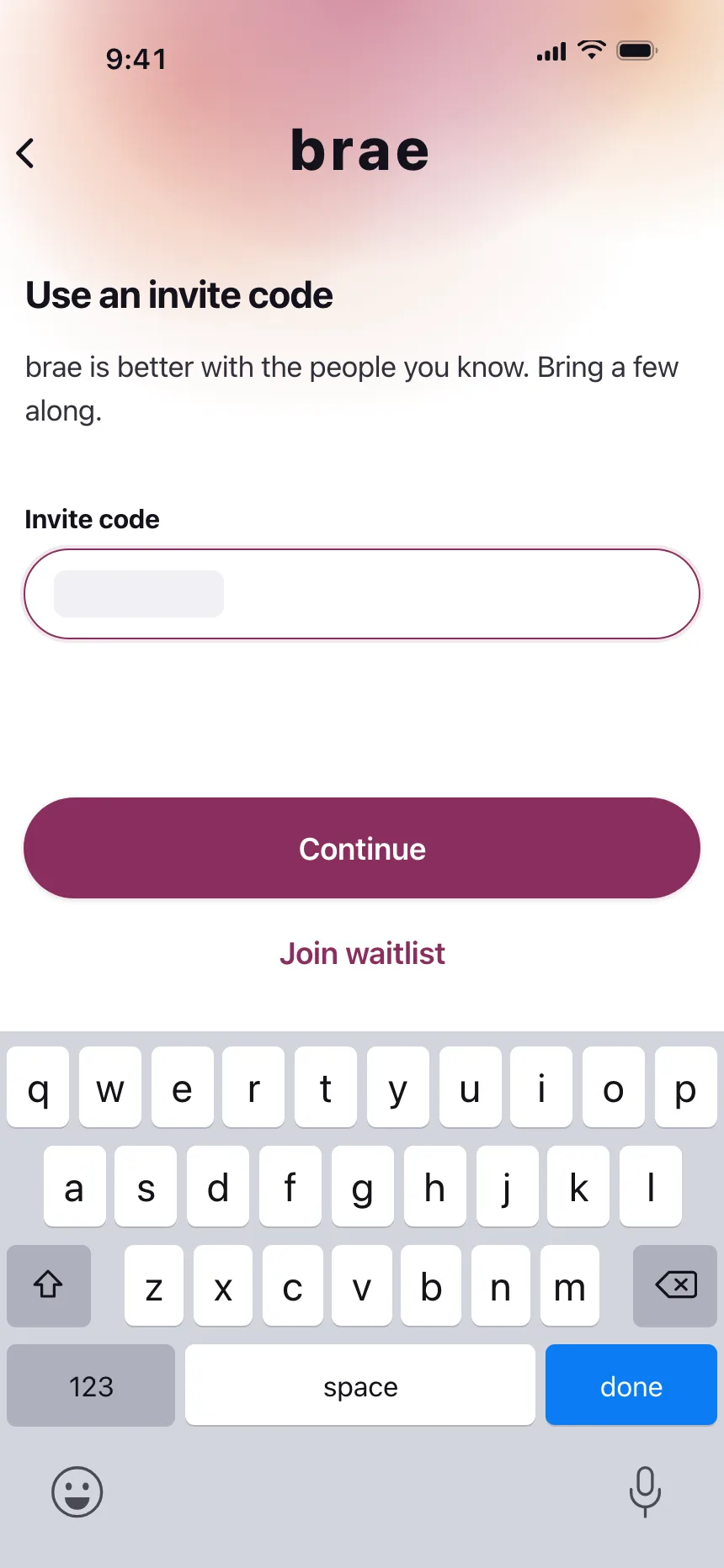 Waitlist
