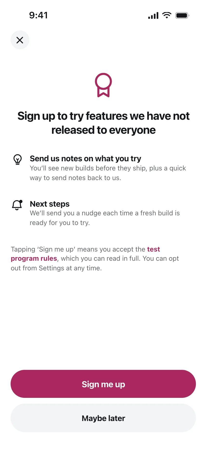 Waitlist