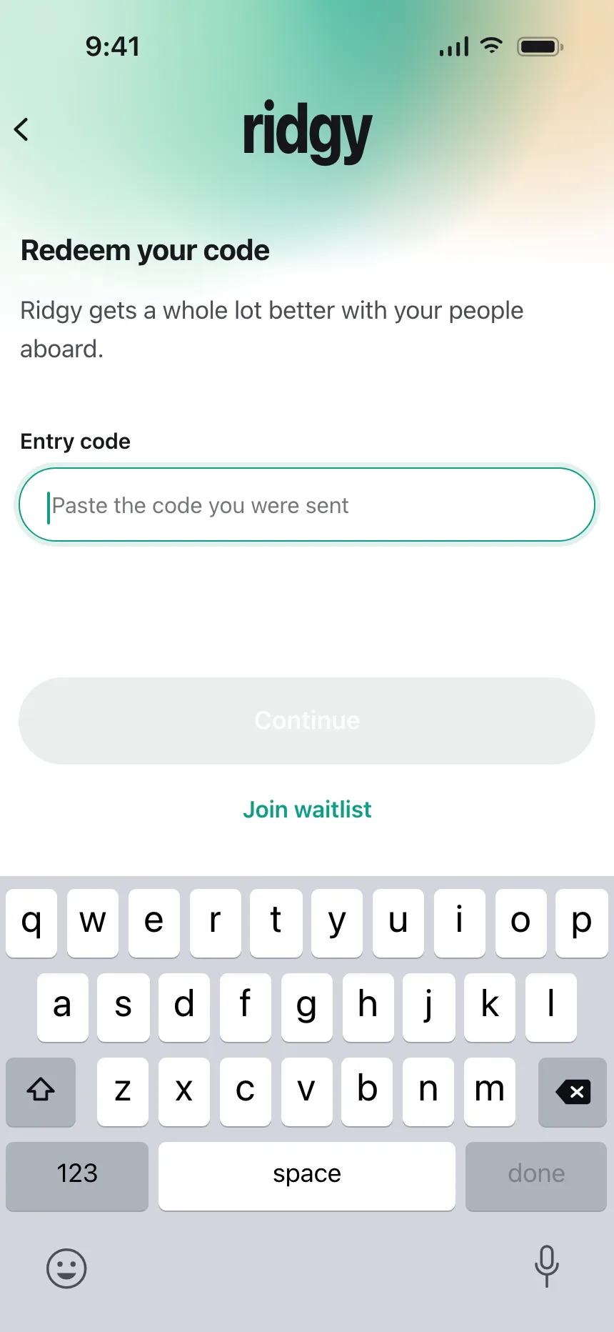 Waitlist