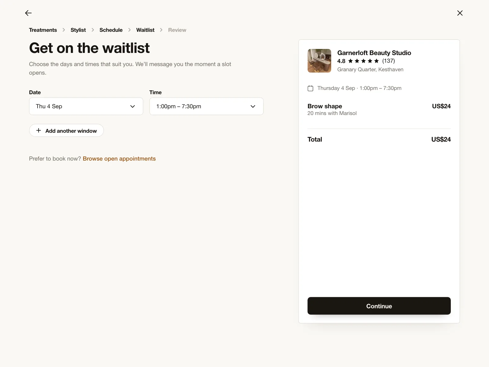 Waitlist