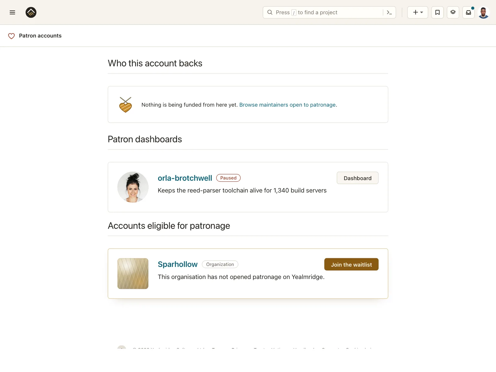 Waitlist