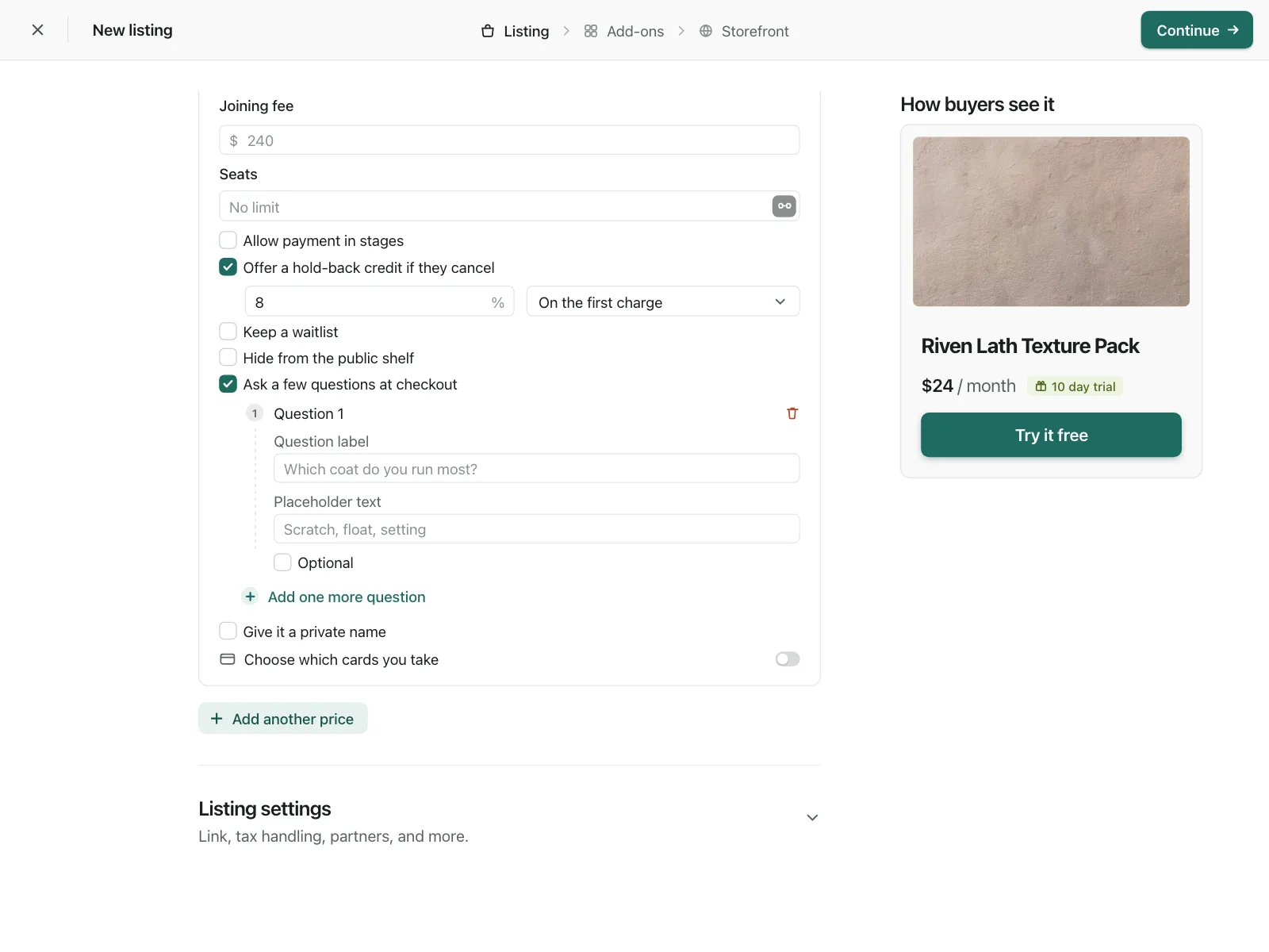 Waitlist
