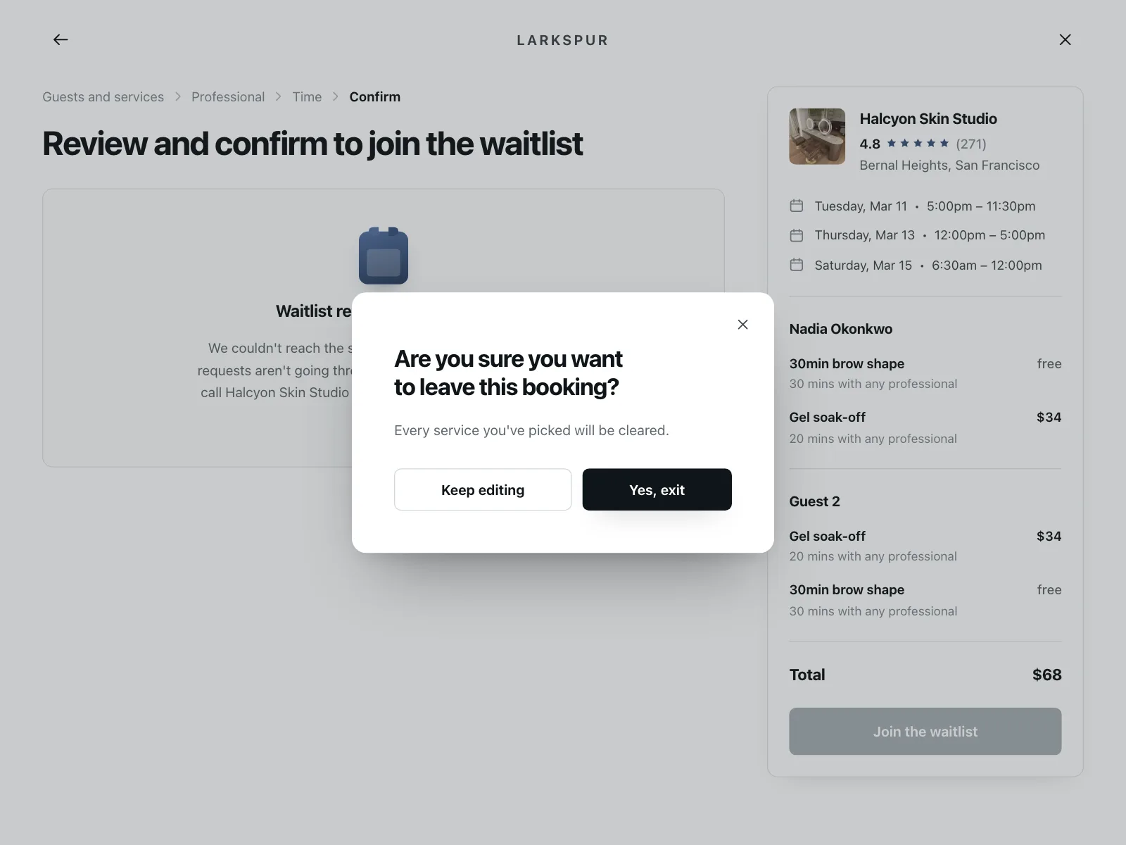Waitlist