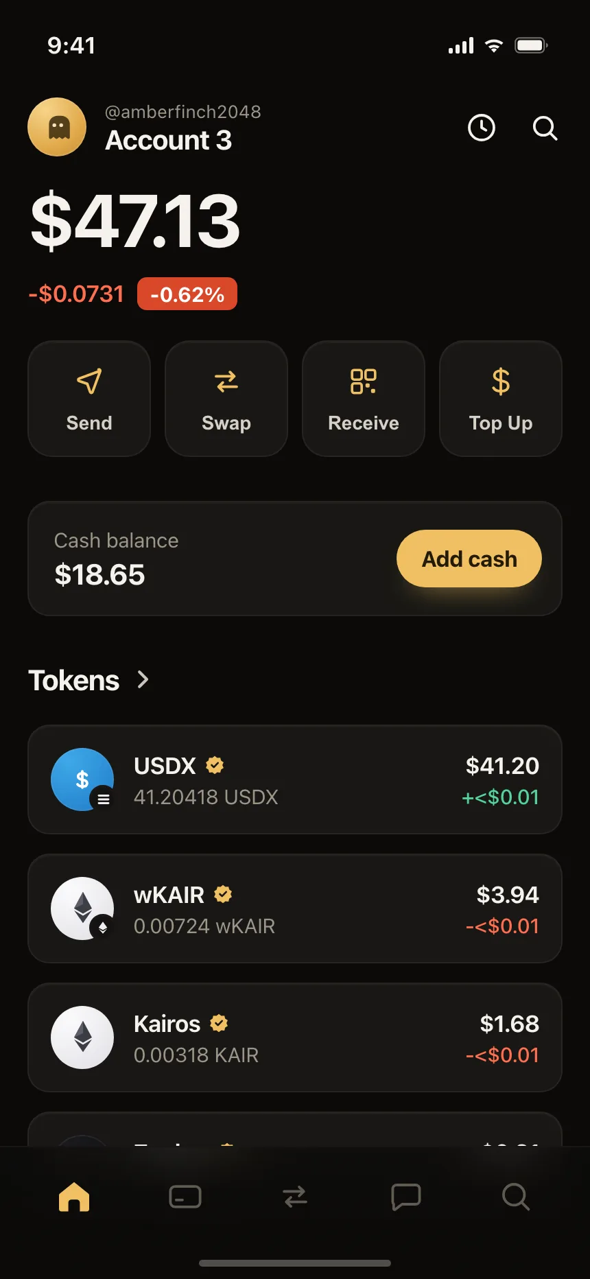 Wallet & Balance