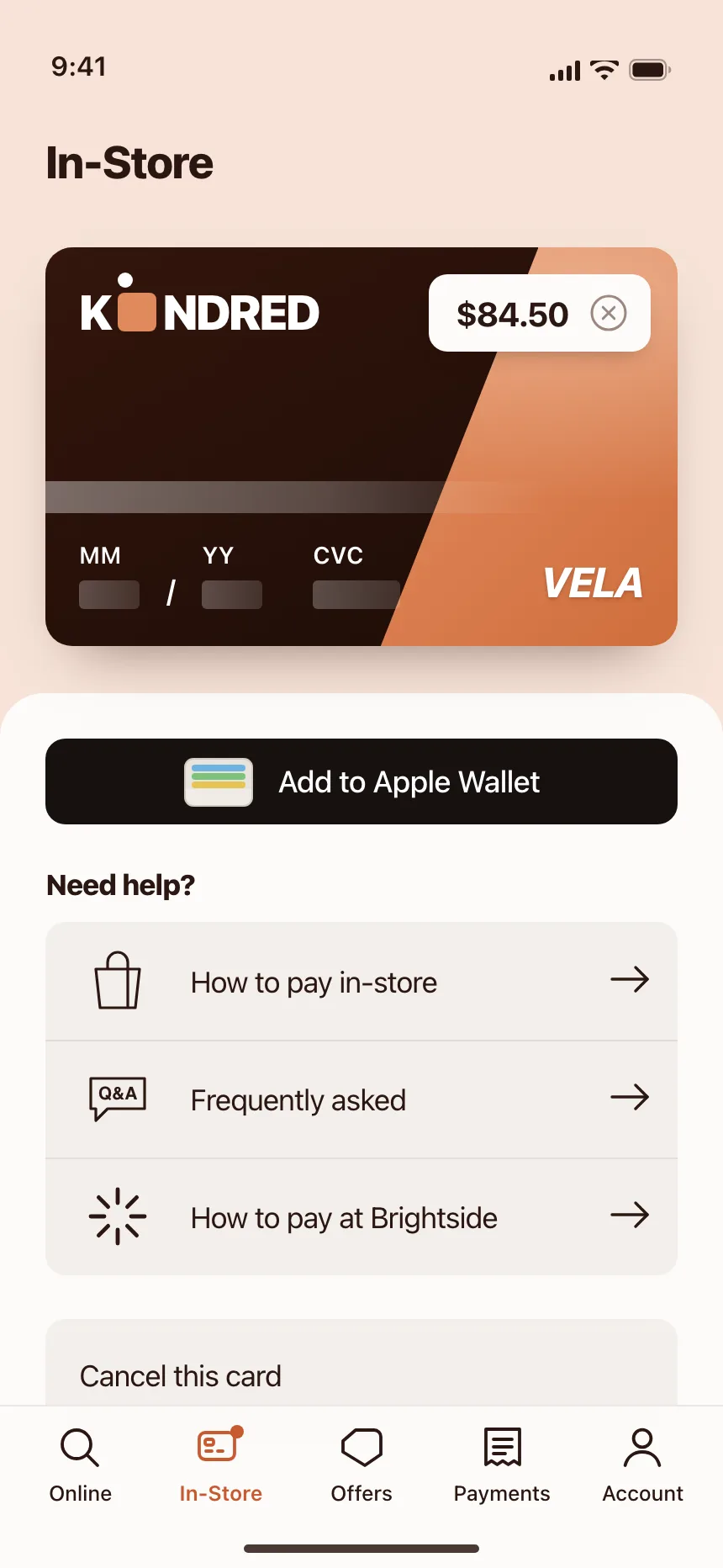 Wallet & Balance